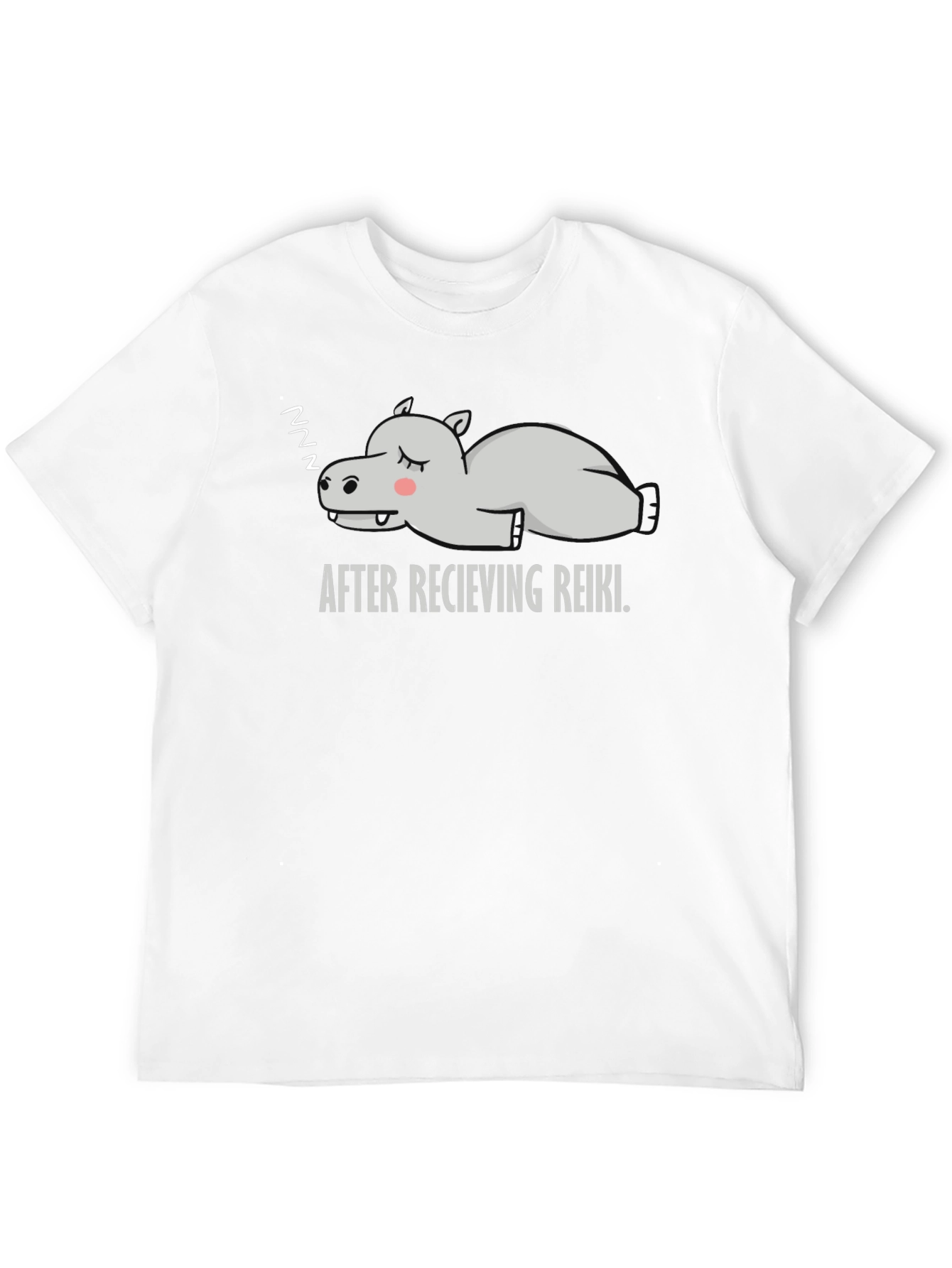 Relaxed Reiki Hippo Graphic Tee