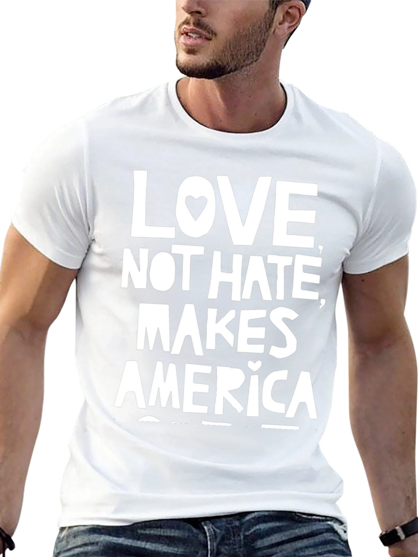 Love Not Hate Makes America Great T-Shirt
