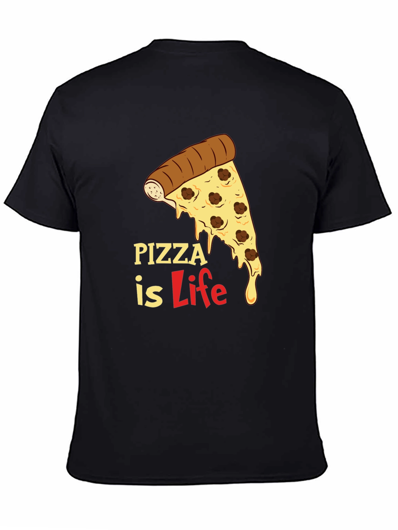 Pizza is Life Graphic T-Shirt