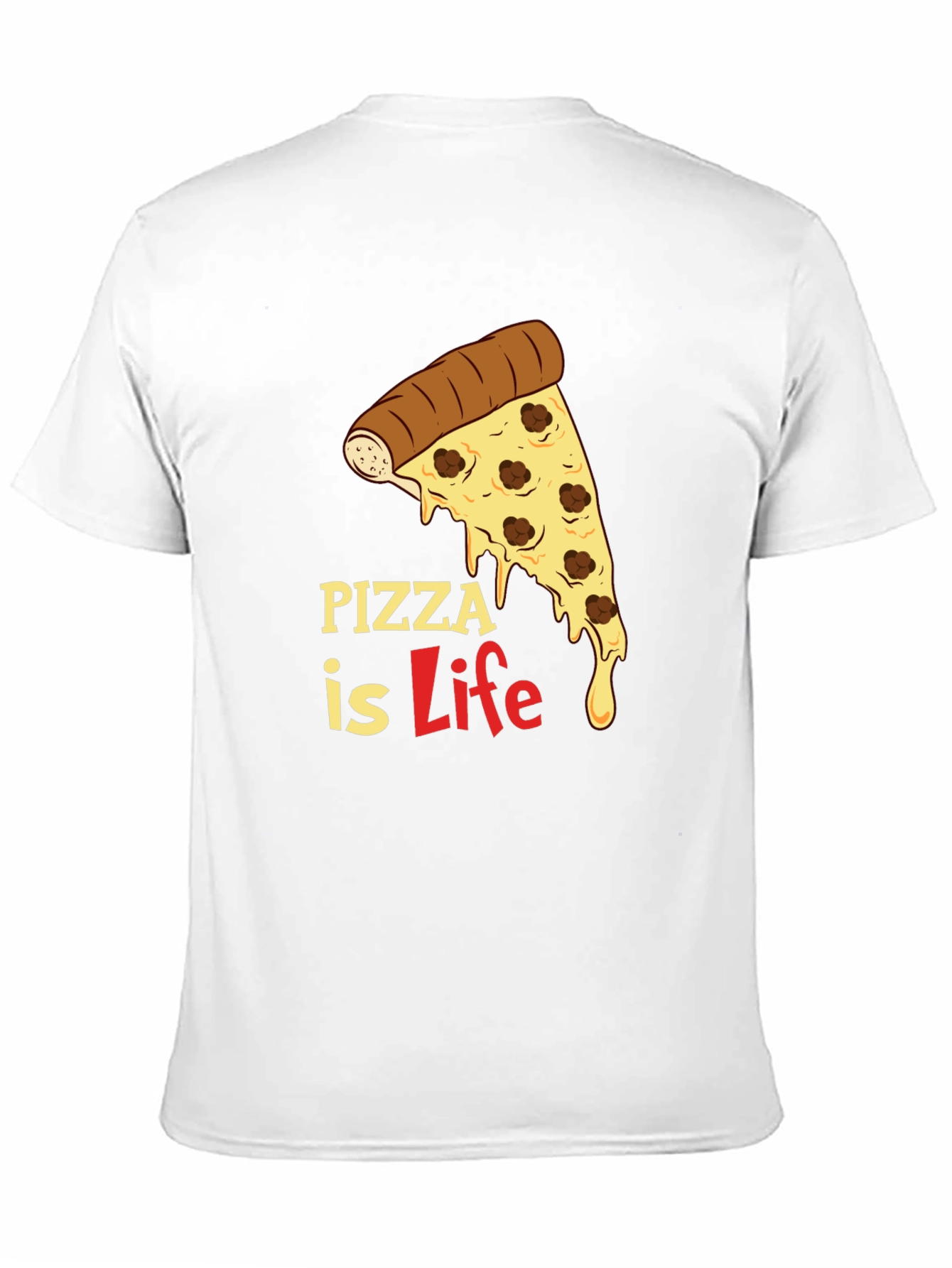 Pizza is Life Graphic T-Shirt