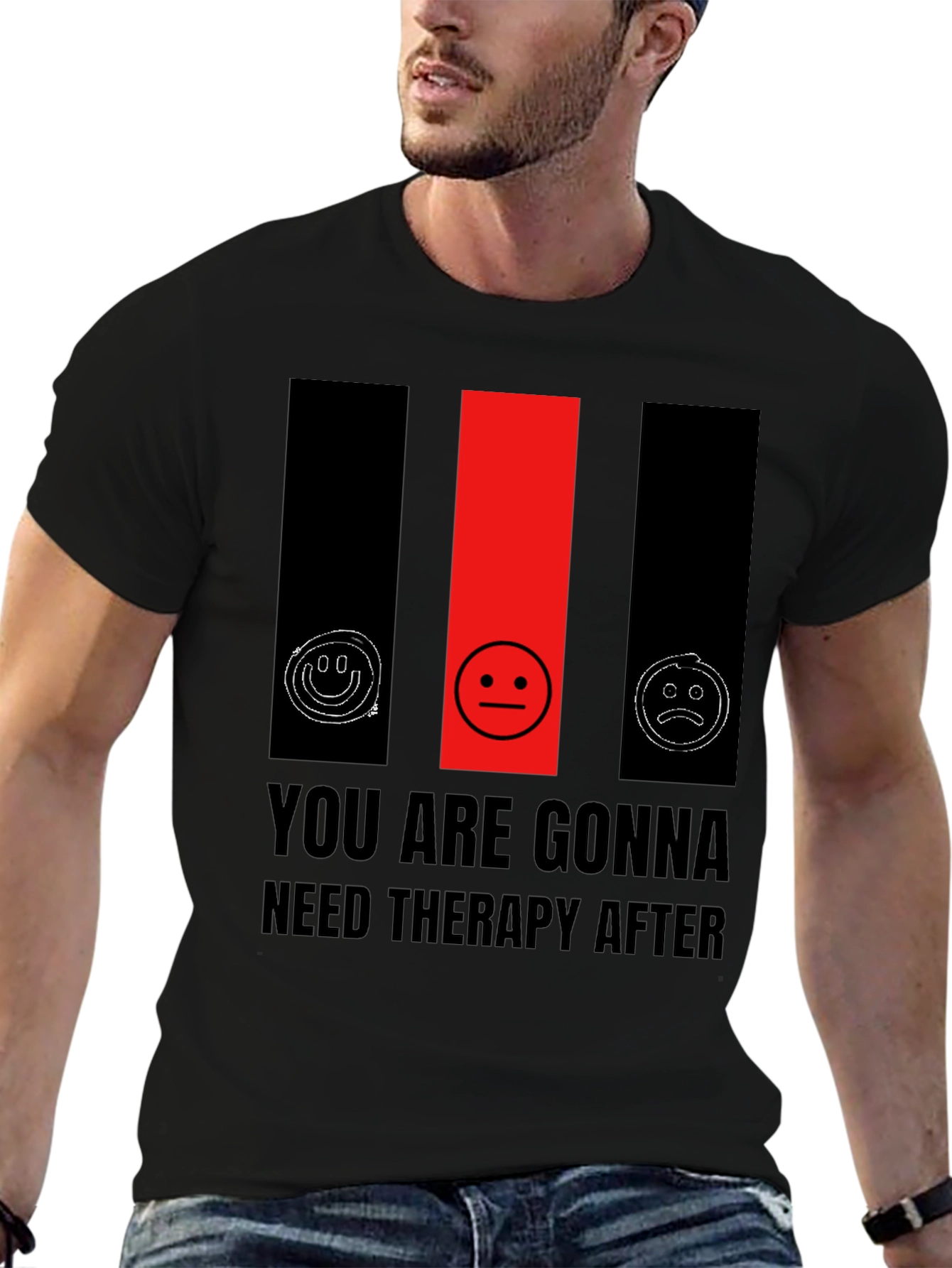 Therapy After Graphic Tee - Trendy Casual Top