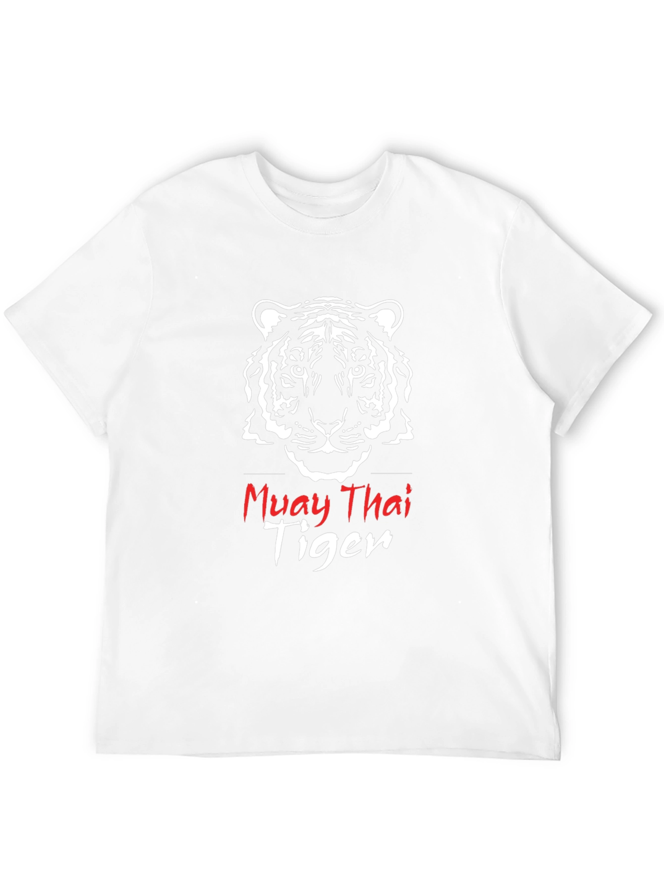 Muay Thai Tiger Graphic T-Shirt - Black
