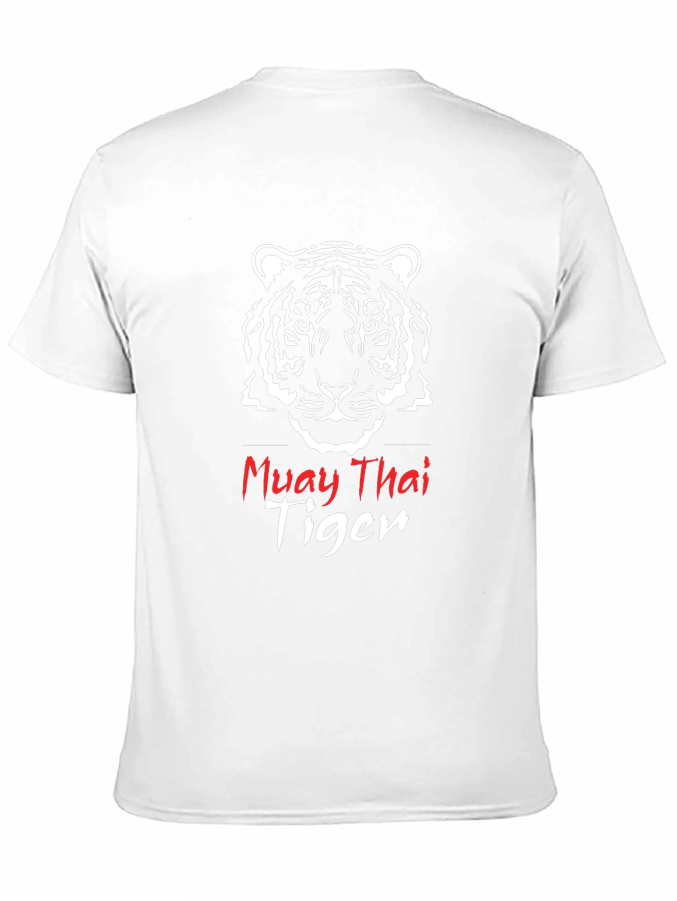 Muay Thai Tiger Graphic T-Shirt - Black