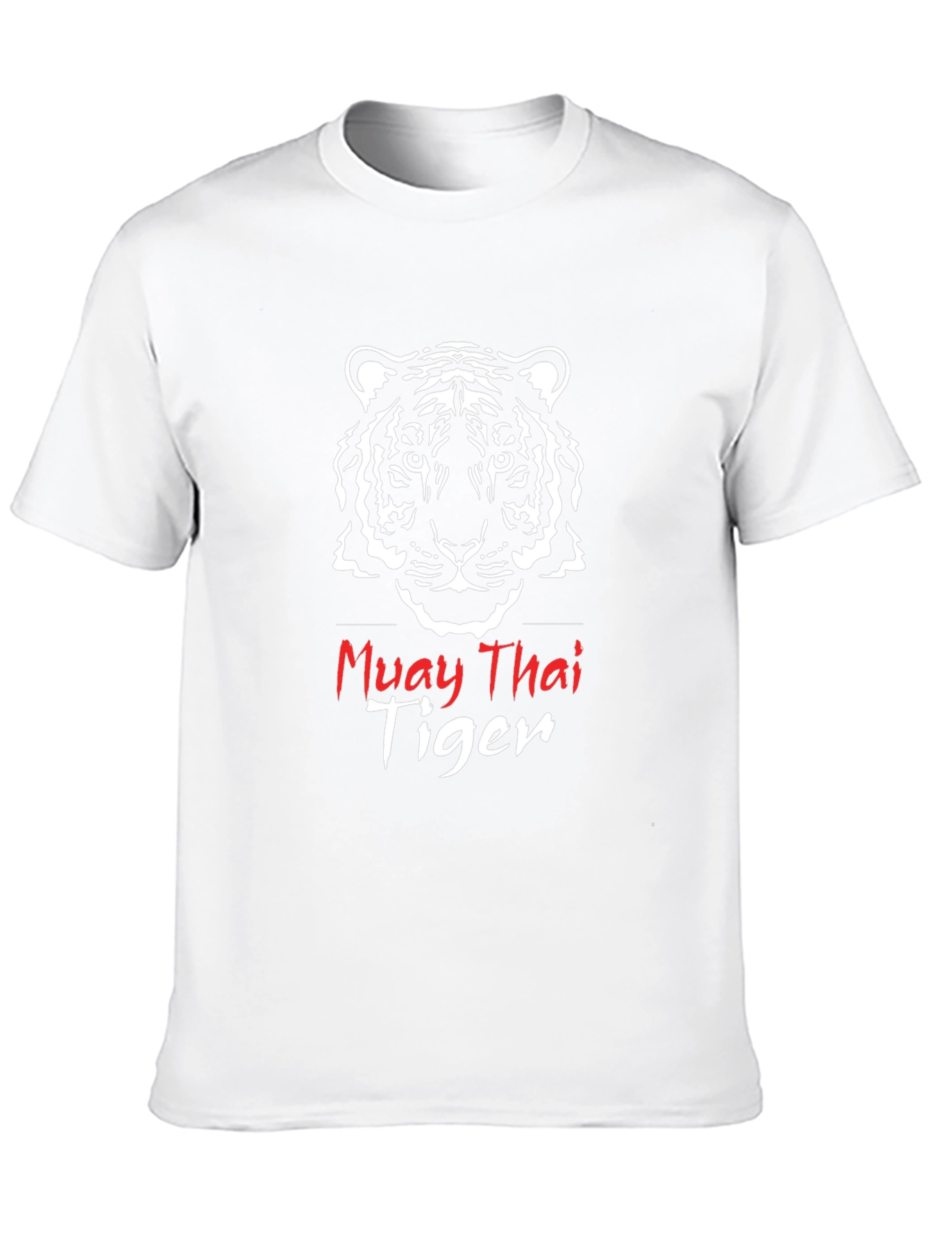 Muay Thai Tiger Graphic T-Shirt - Black