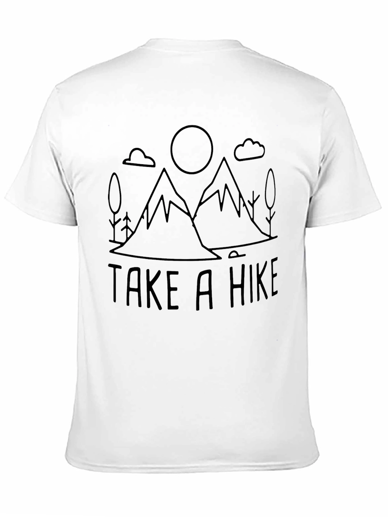 Take a Hike Black Graphic T-Shirt