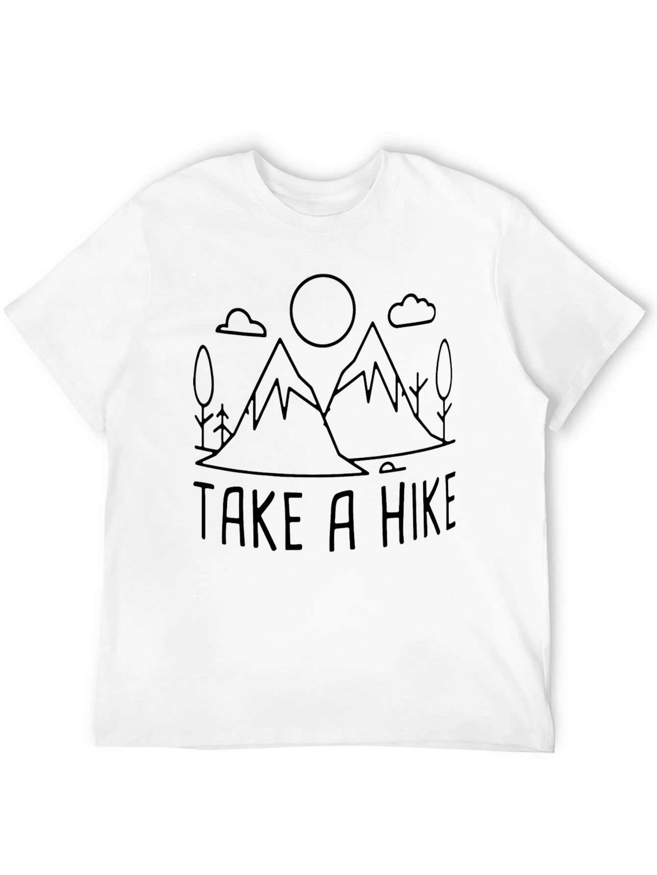 Take a Hike Black Graphic T-Shirt