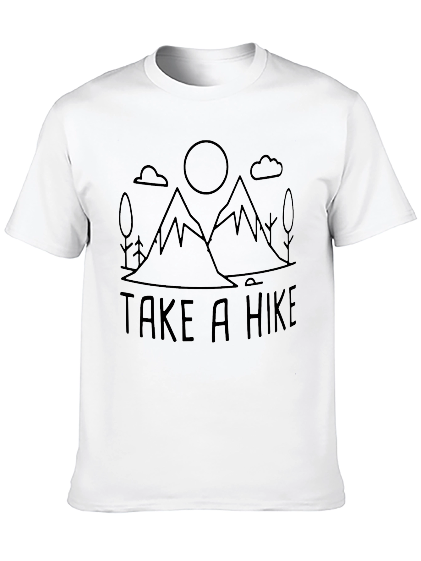 Take a Hike Black Graphic T-Shirt