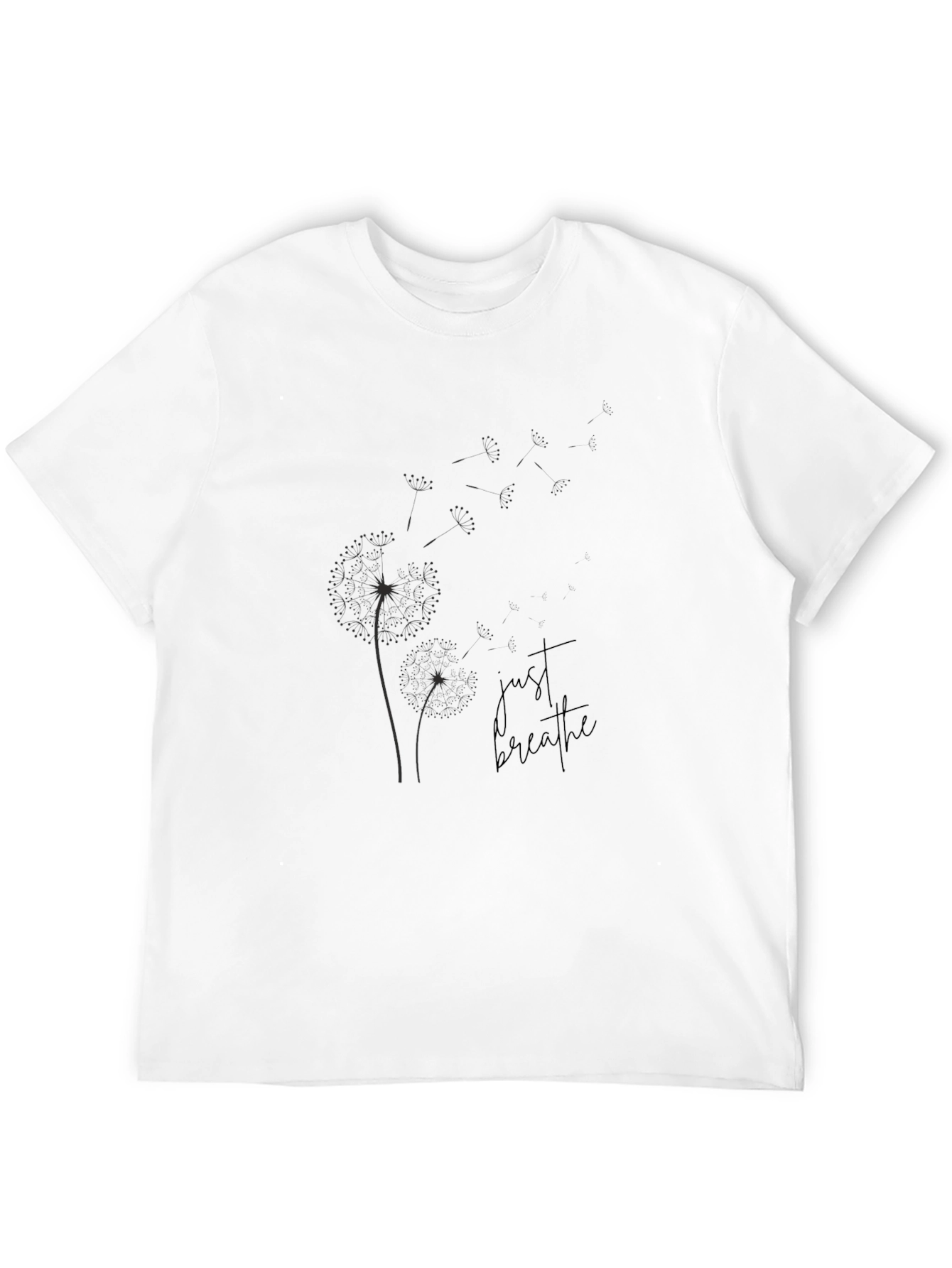 Just Breathe Dandelion T-Shirt - Relaxed Fit