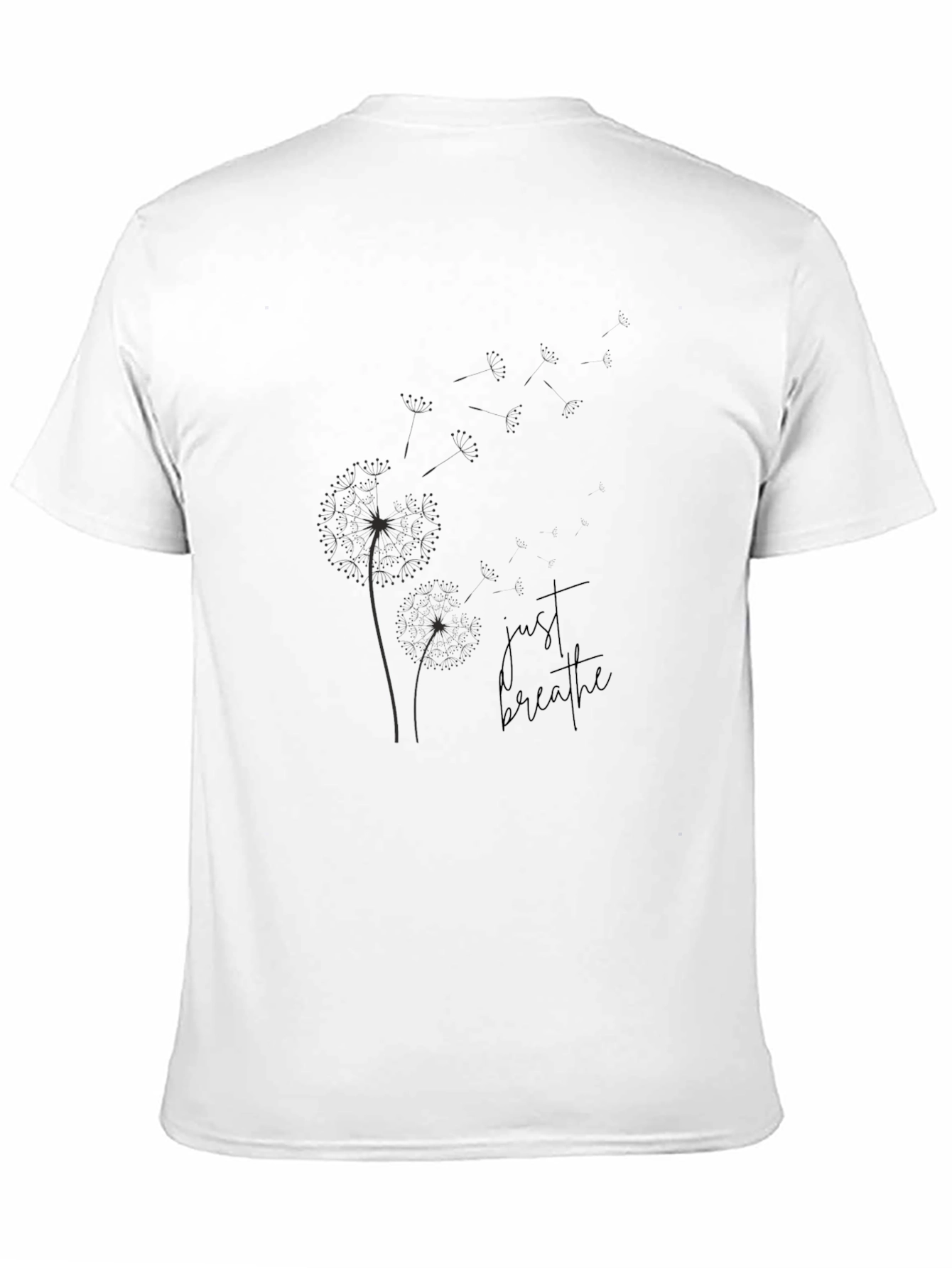 Just Breathe Dandelion T-Shirt - Relaxed Fit