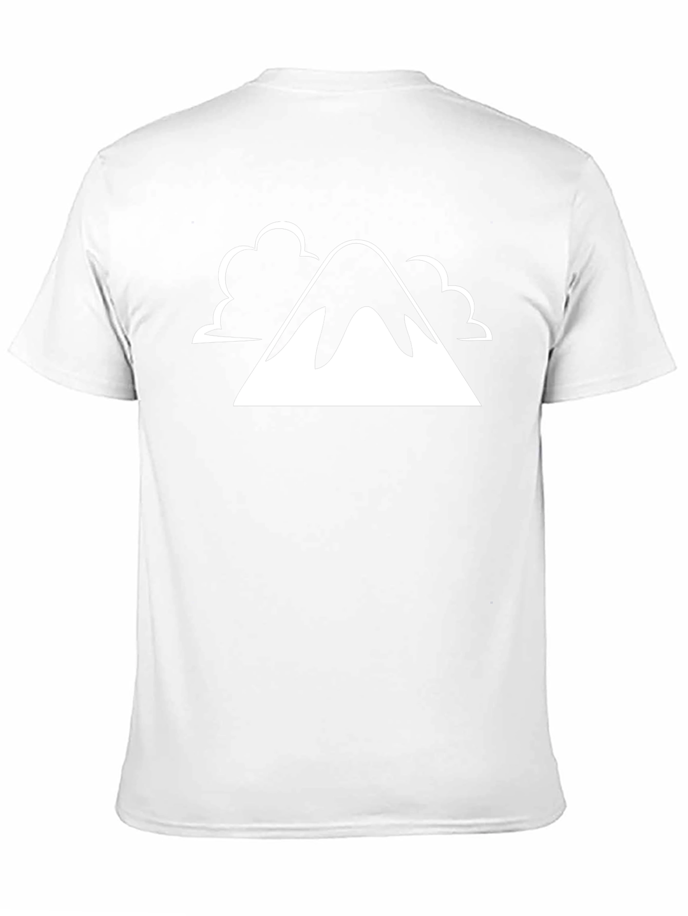 Mountain Graphic Tee - Black Cotton Blend Shirt