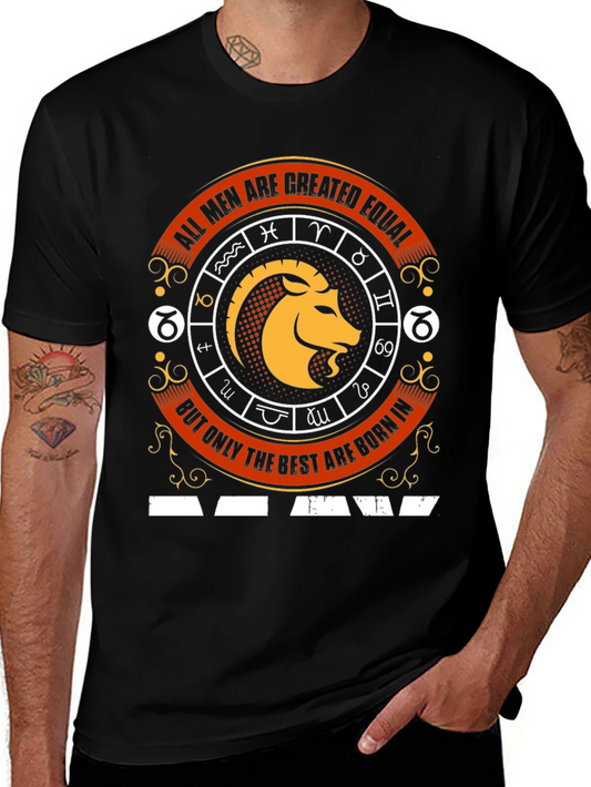 Capricorn Zodiac T-Shirt - All Men Are Created Equal