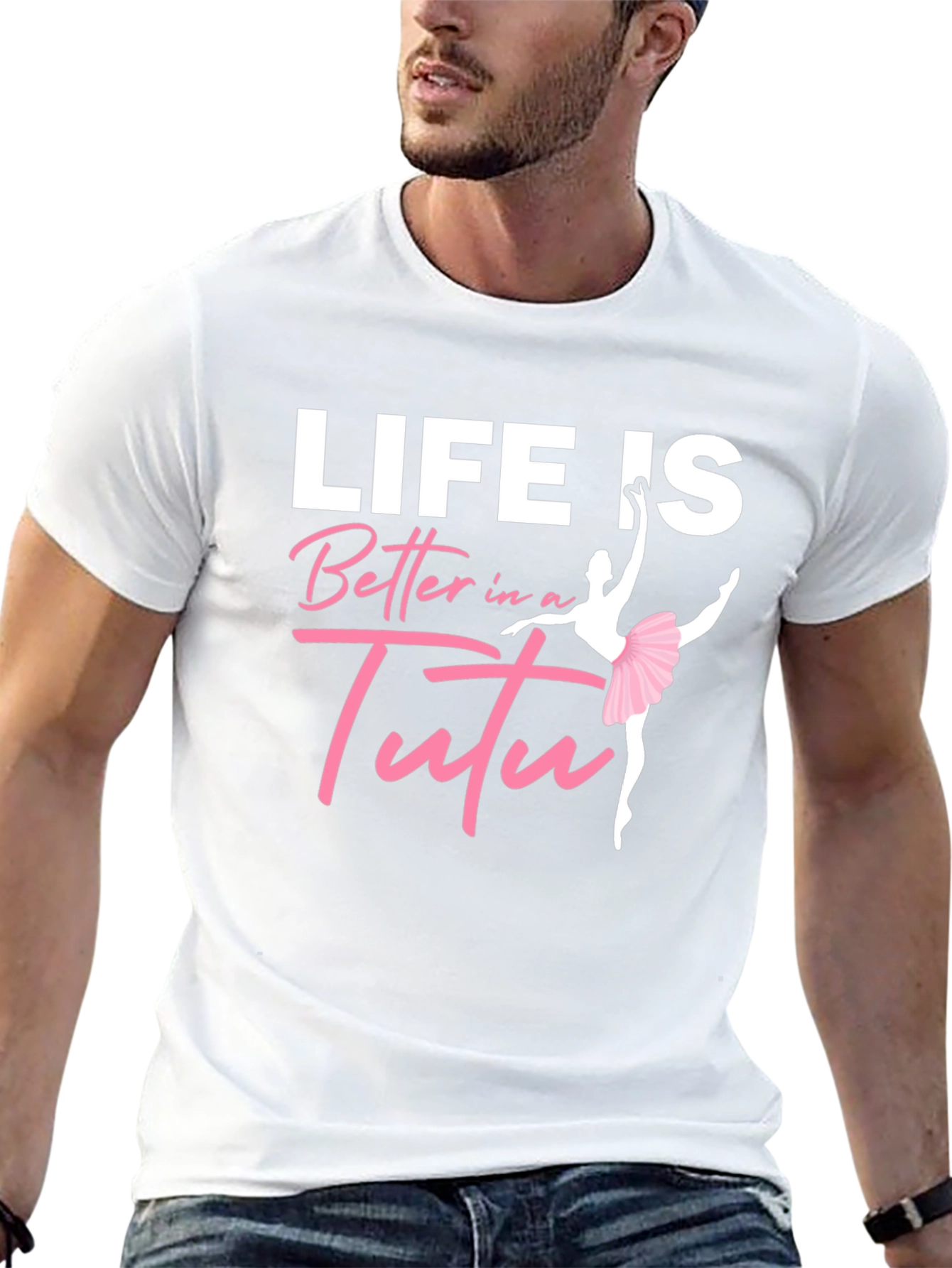 Life Is Better In A Tutu Black T-Shirt