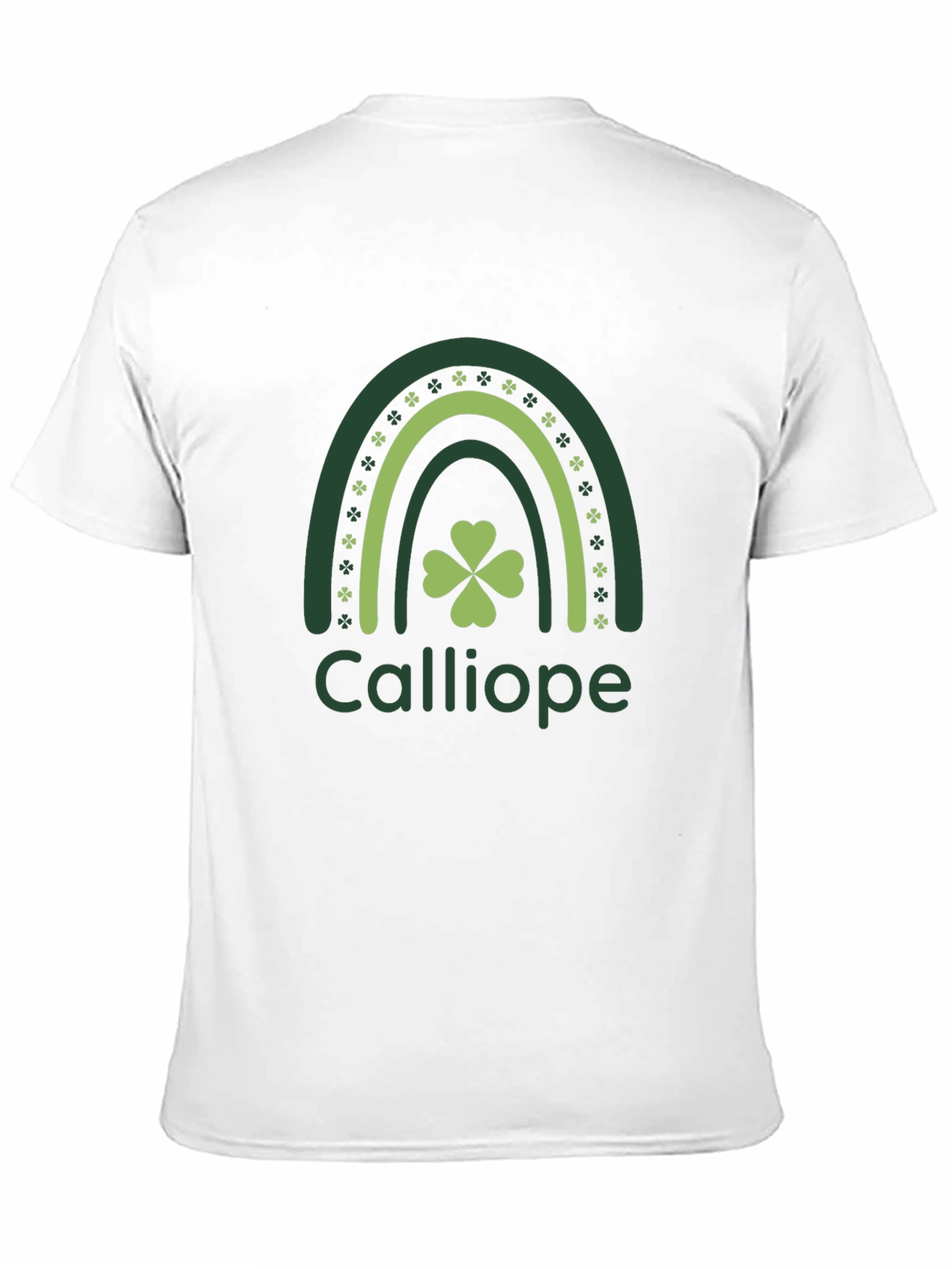 Calliope St. Patricks Day Rainbow Shamrock T-Shirt