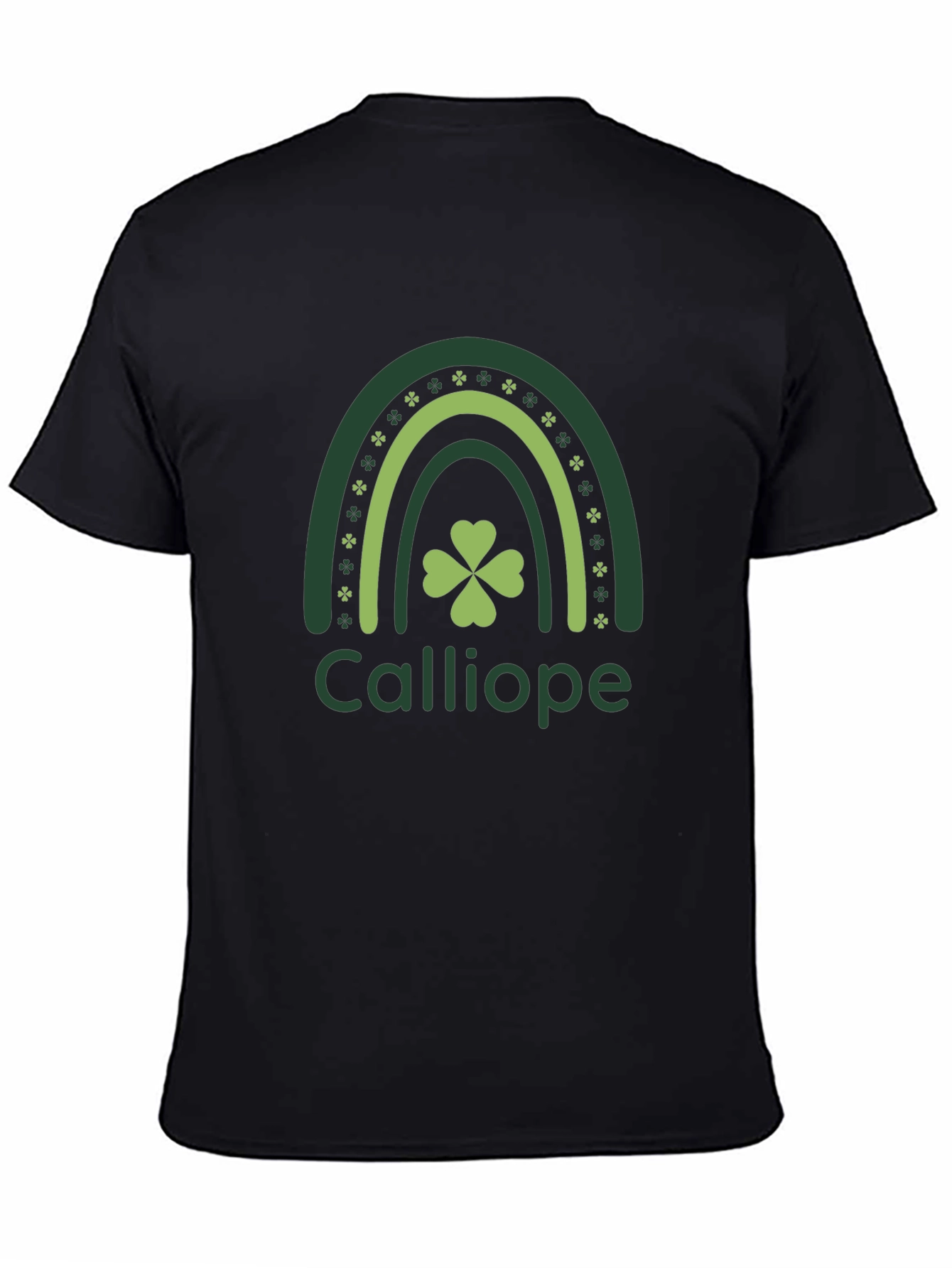 Calliope St. Patricks Day Rainbow Shamrock T-Shirt