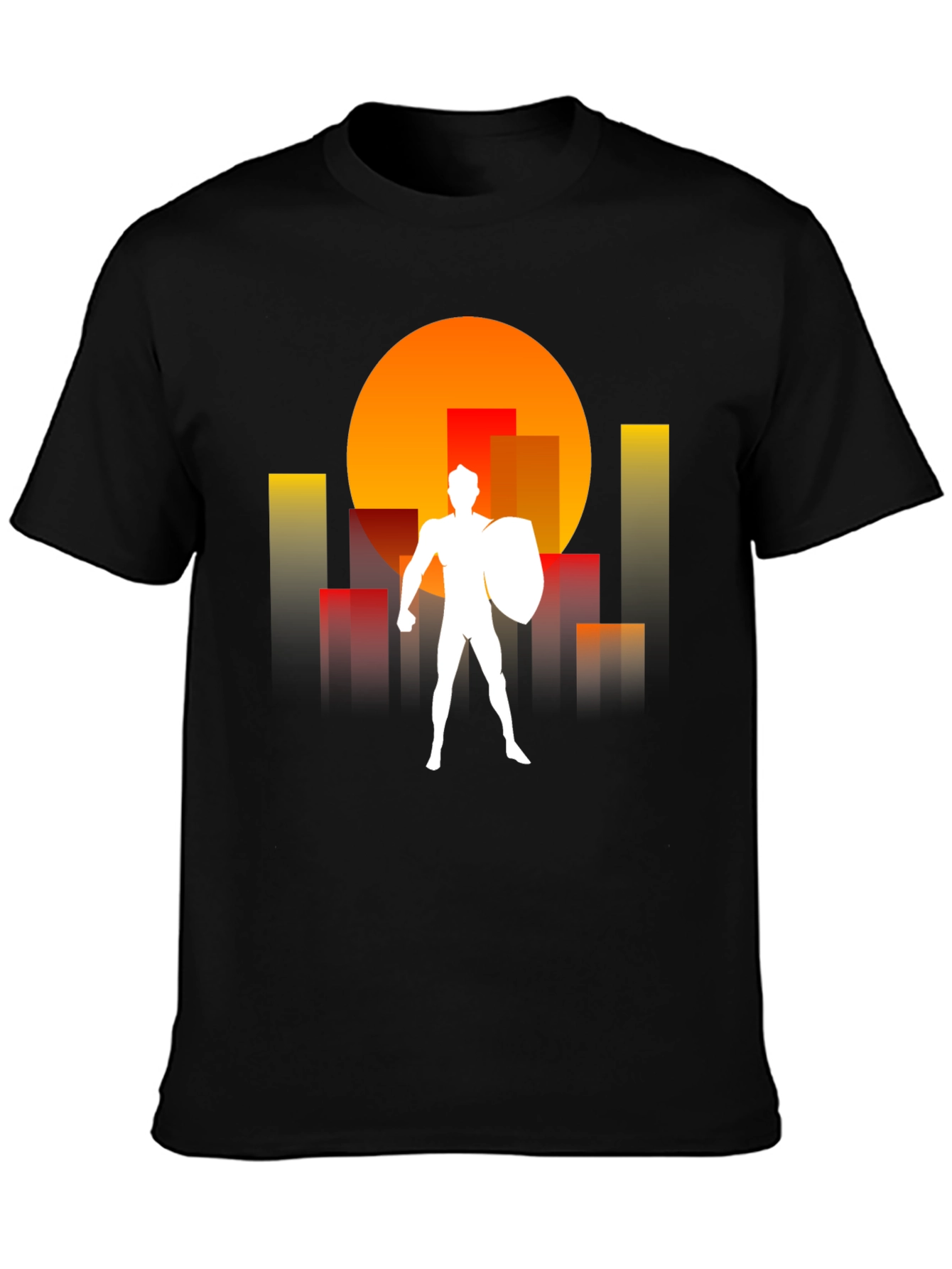 Urban Defender Graphic Tee - Black