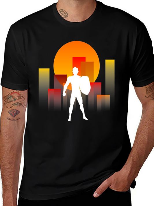 Urban Defender Graphic Tee - Black
