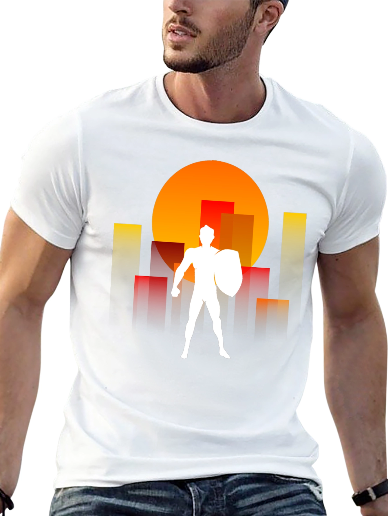 Urban Defender Graphic Tee - Black