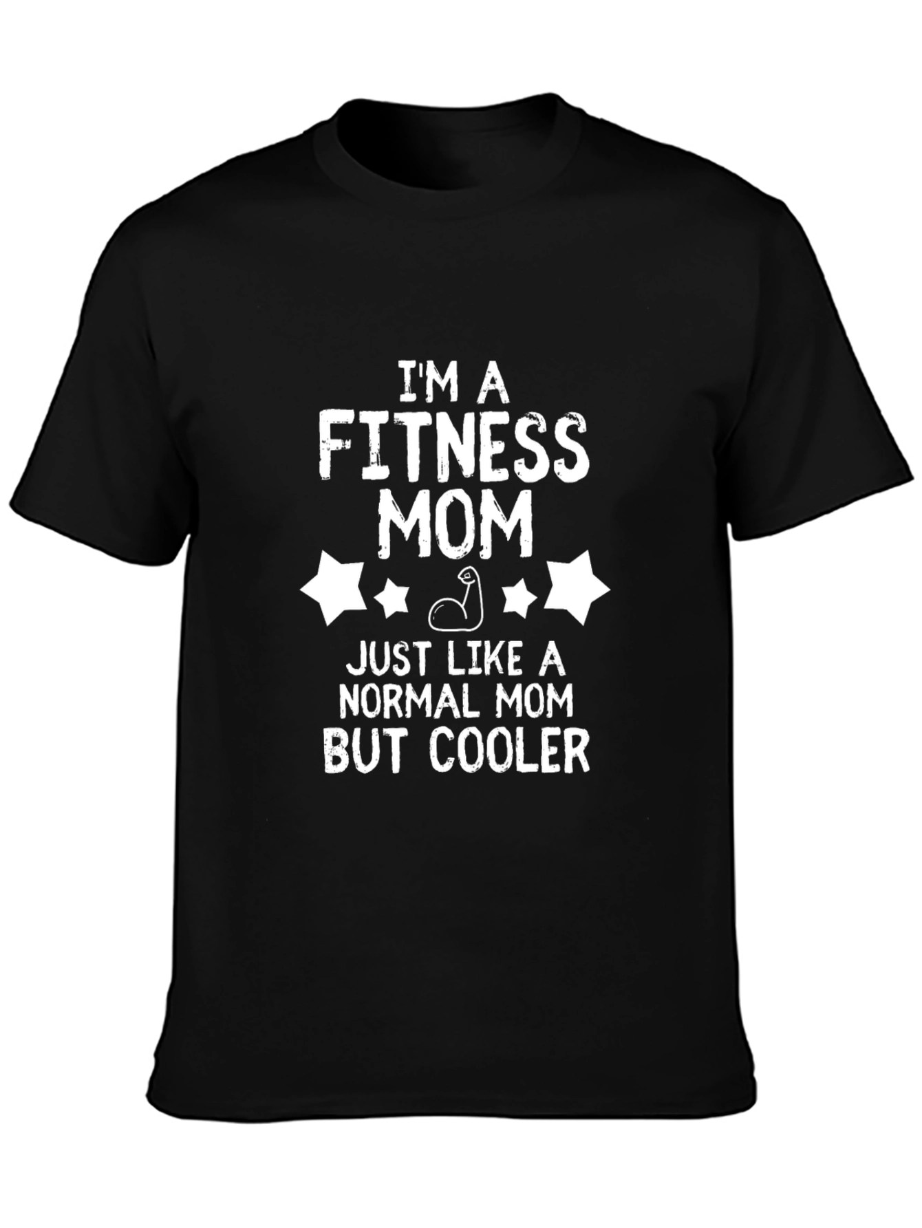 Fitness Mom Graphic T-Shirt - Cool Workout Apparel