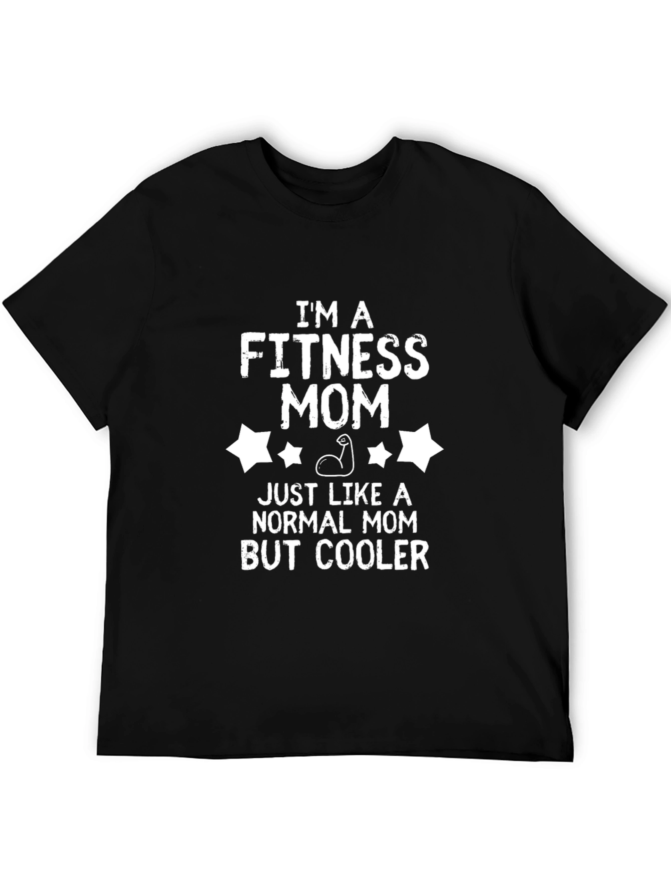 Fitness Mom Graphic T-Shirt - Cool Workout Apparel