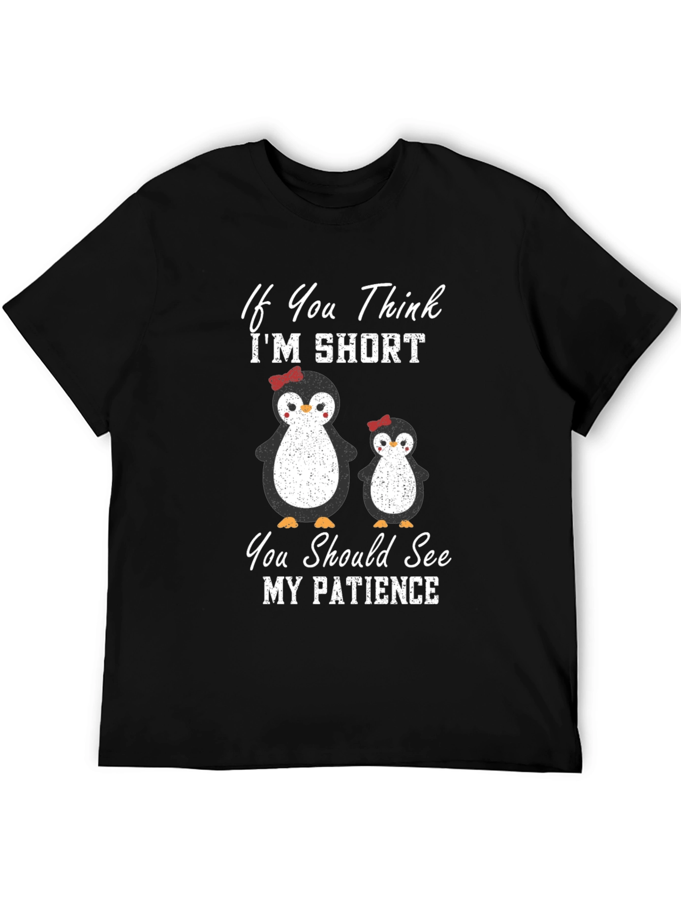 Penguin Patience T-Shirt: Short & Sassy