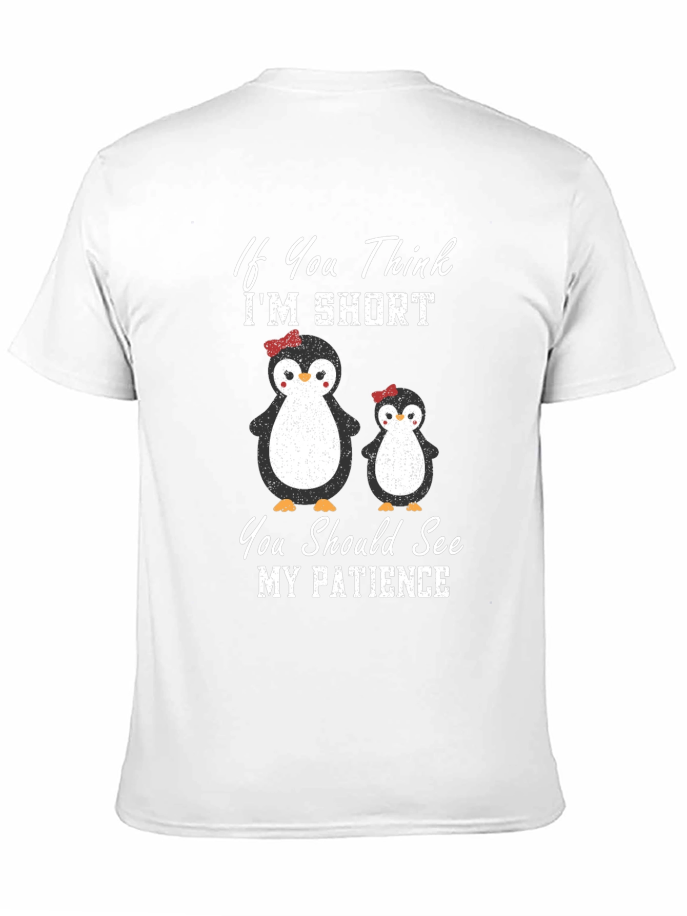 Penguin Patience T-Shirt: Short & Sassy