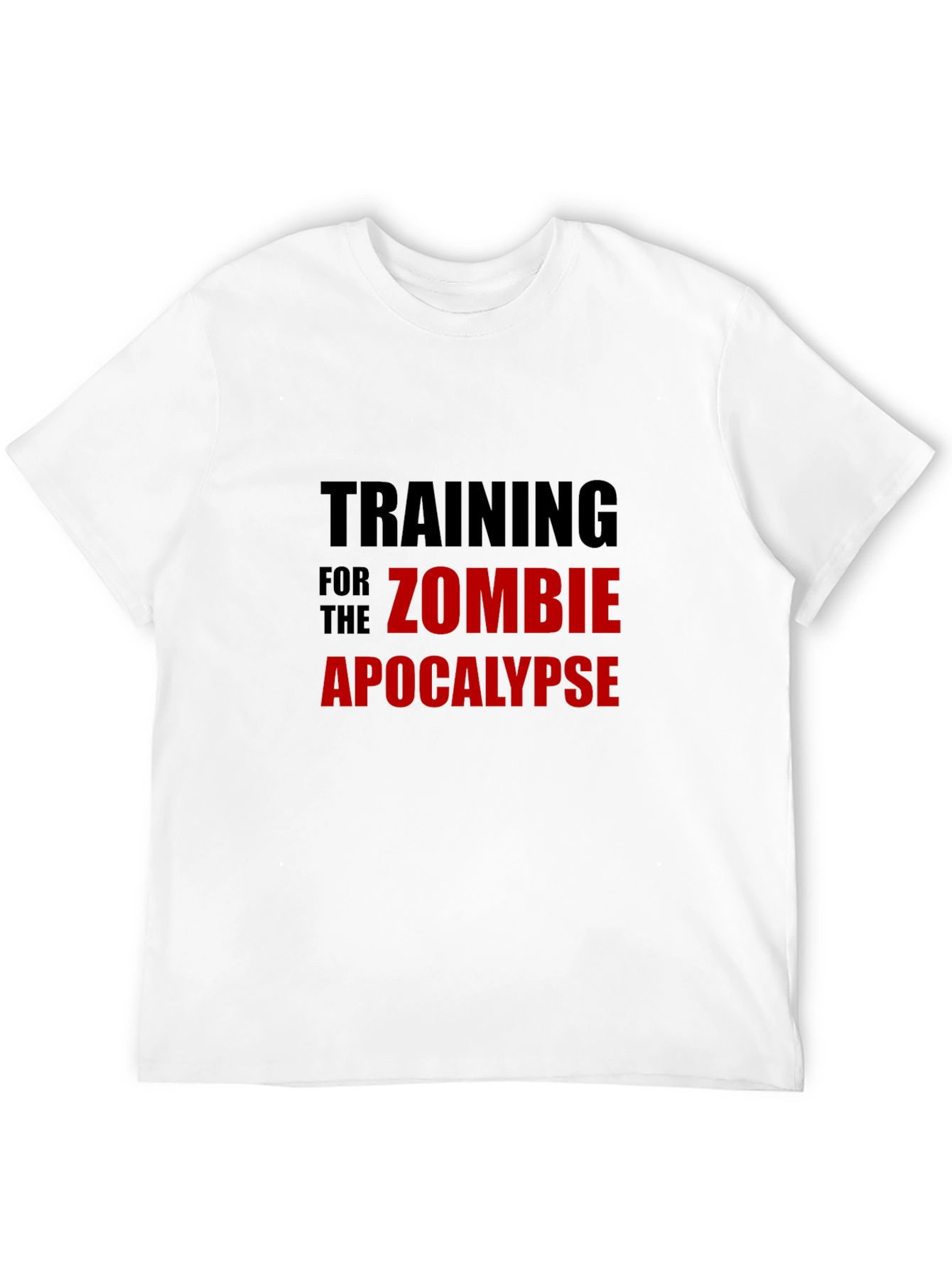 Zombie Apocalypse Training Black T-Shirt
