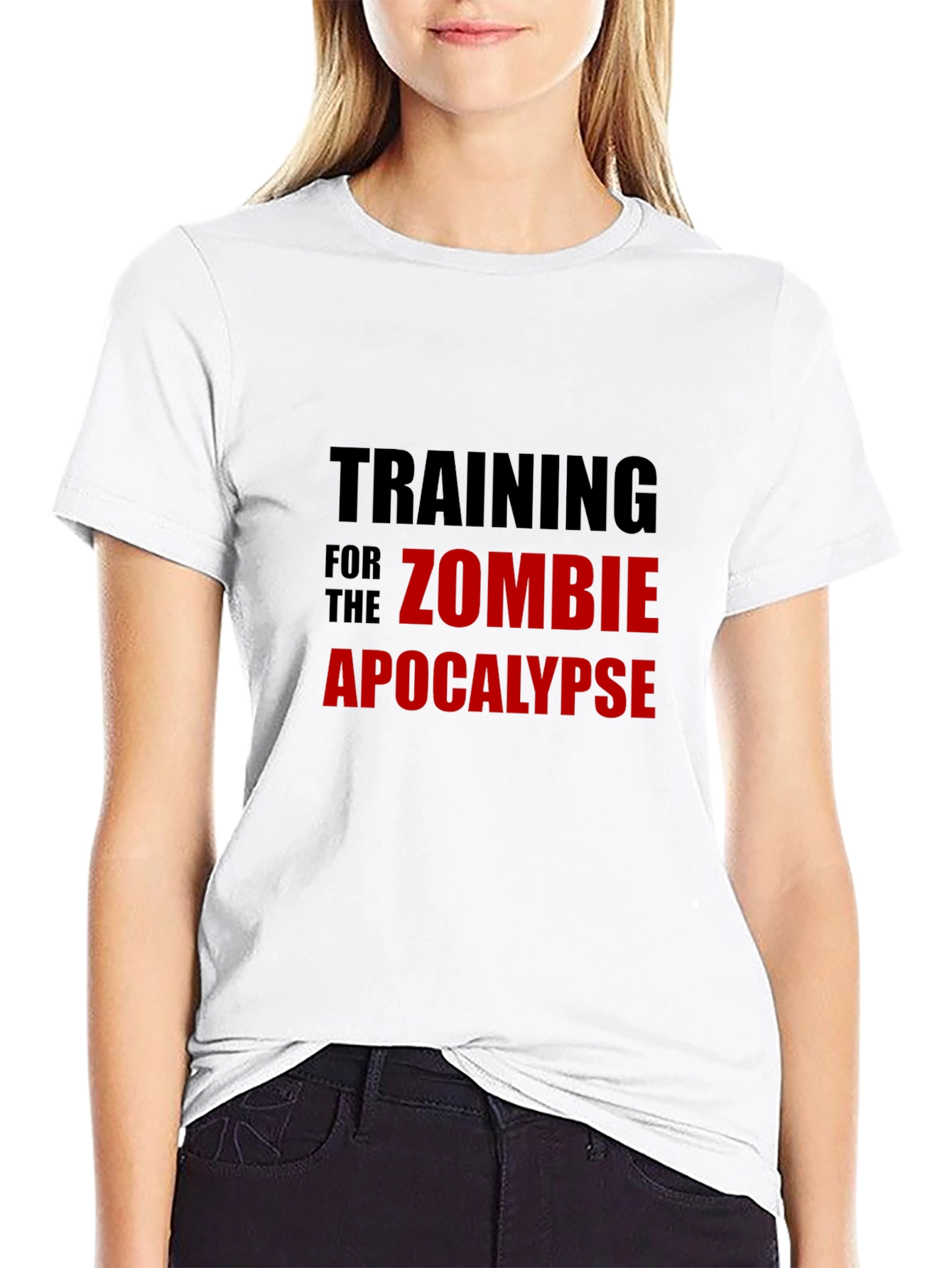 Zombie Apocalypse Training Black T-Shirt