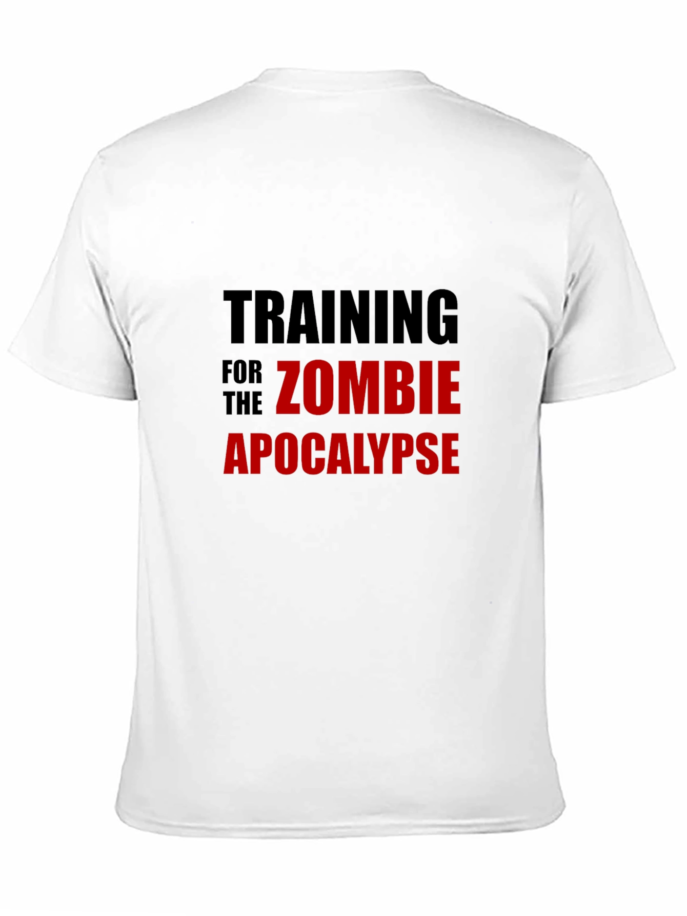 Zombie Apocalypse Training Black T-Shirt