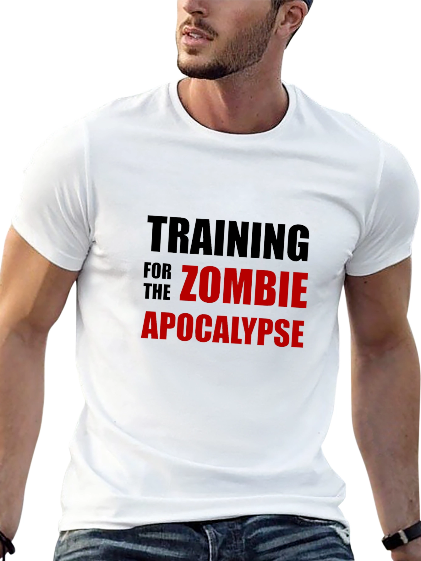 Zombie Apocalypse Training Black T-Shirt