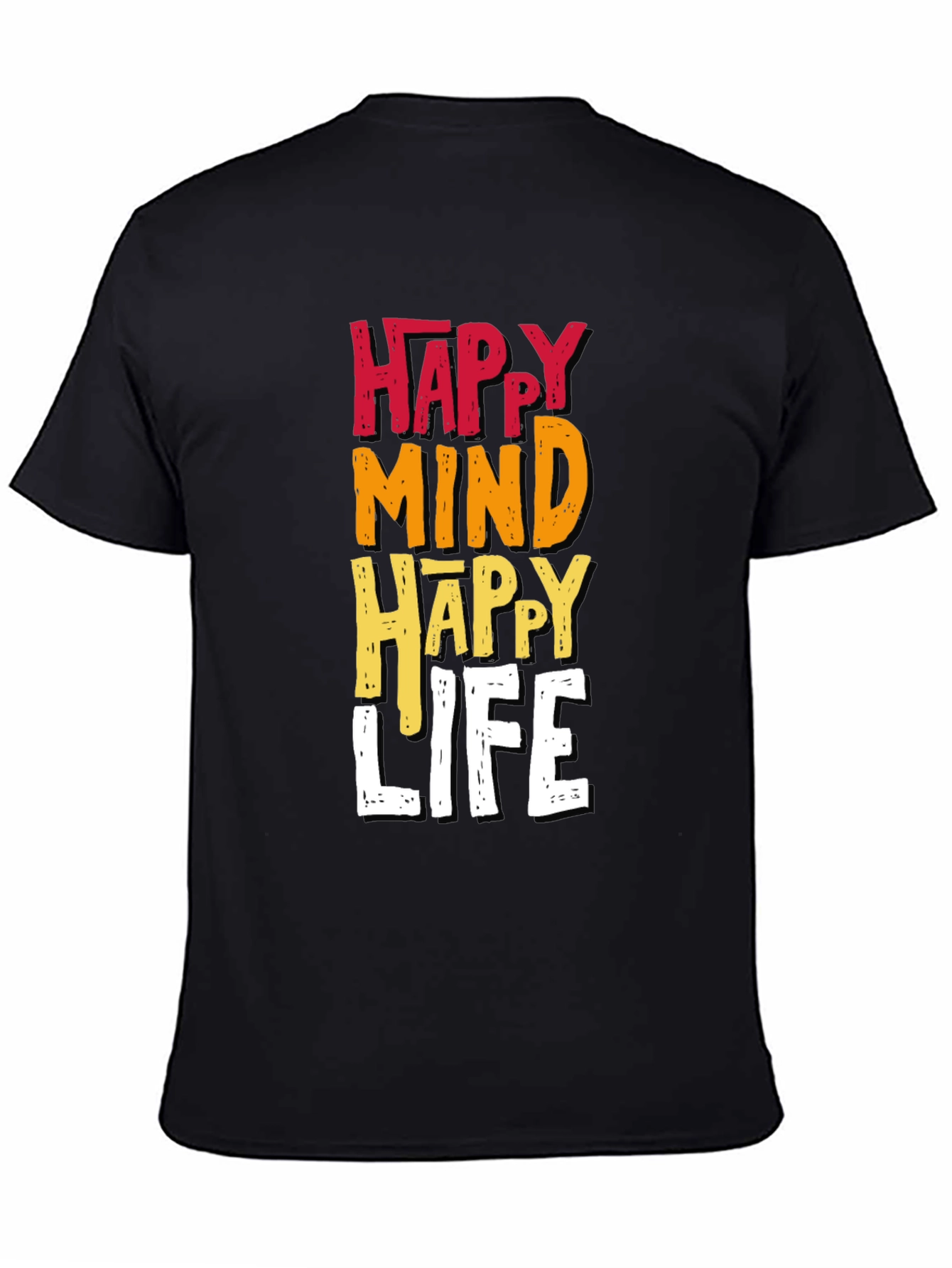 Happy Mind Happy Life Graphic Tee