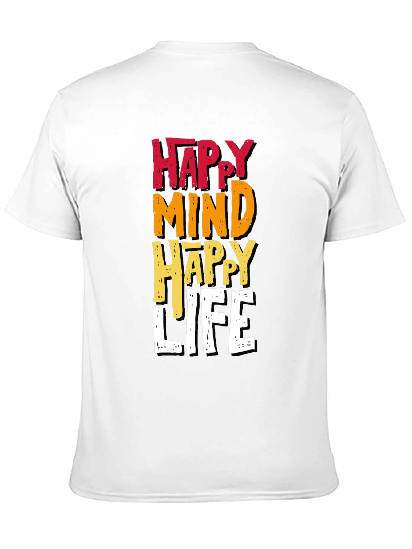 Happy Mind Happy Life Graphic Tee