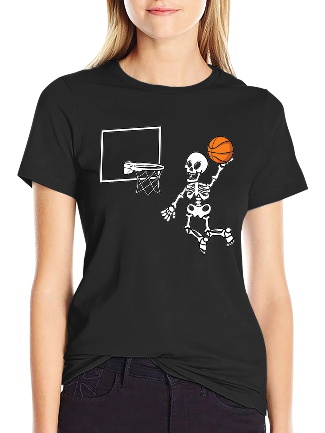 Skeleton Dunk Black T-Shirt