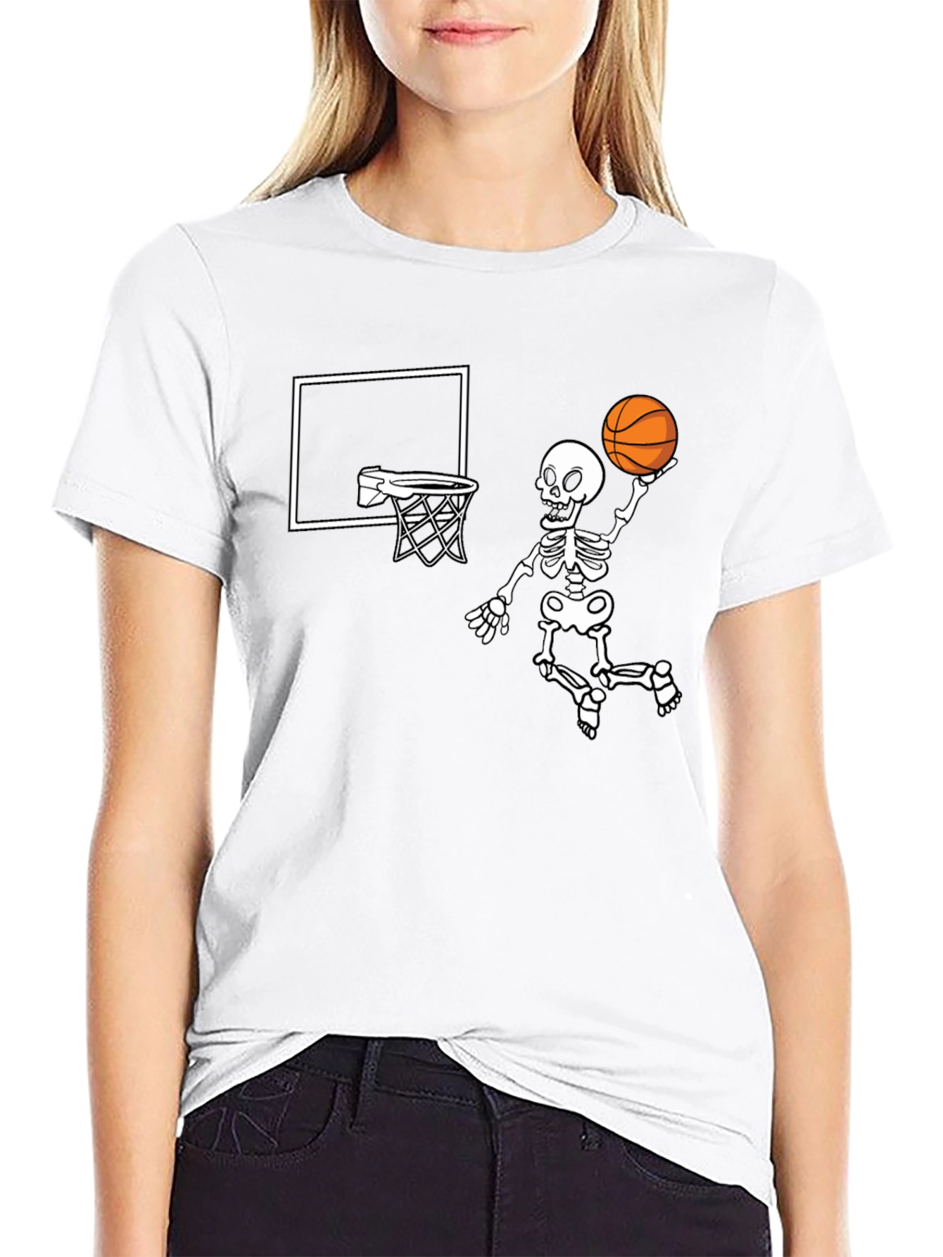 Skeleton Dunk Black T-Shirt