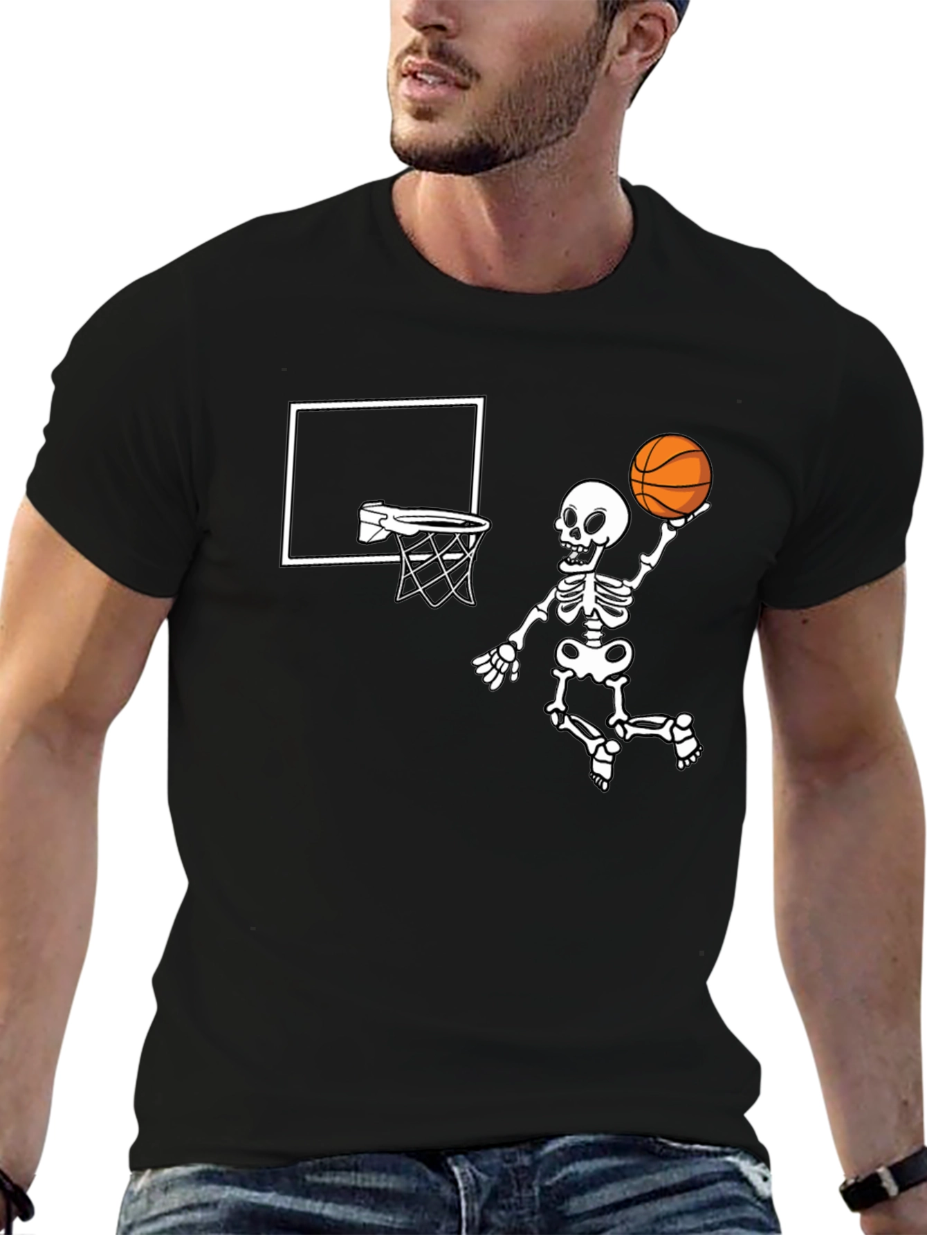 Skeleton Dunk Black T-Shirt