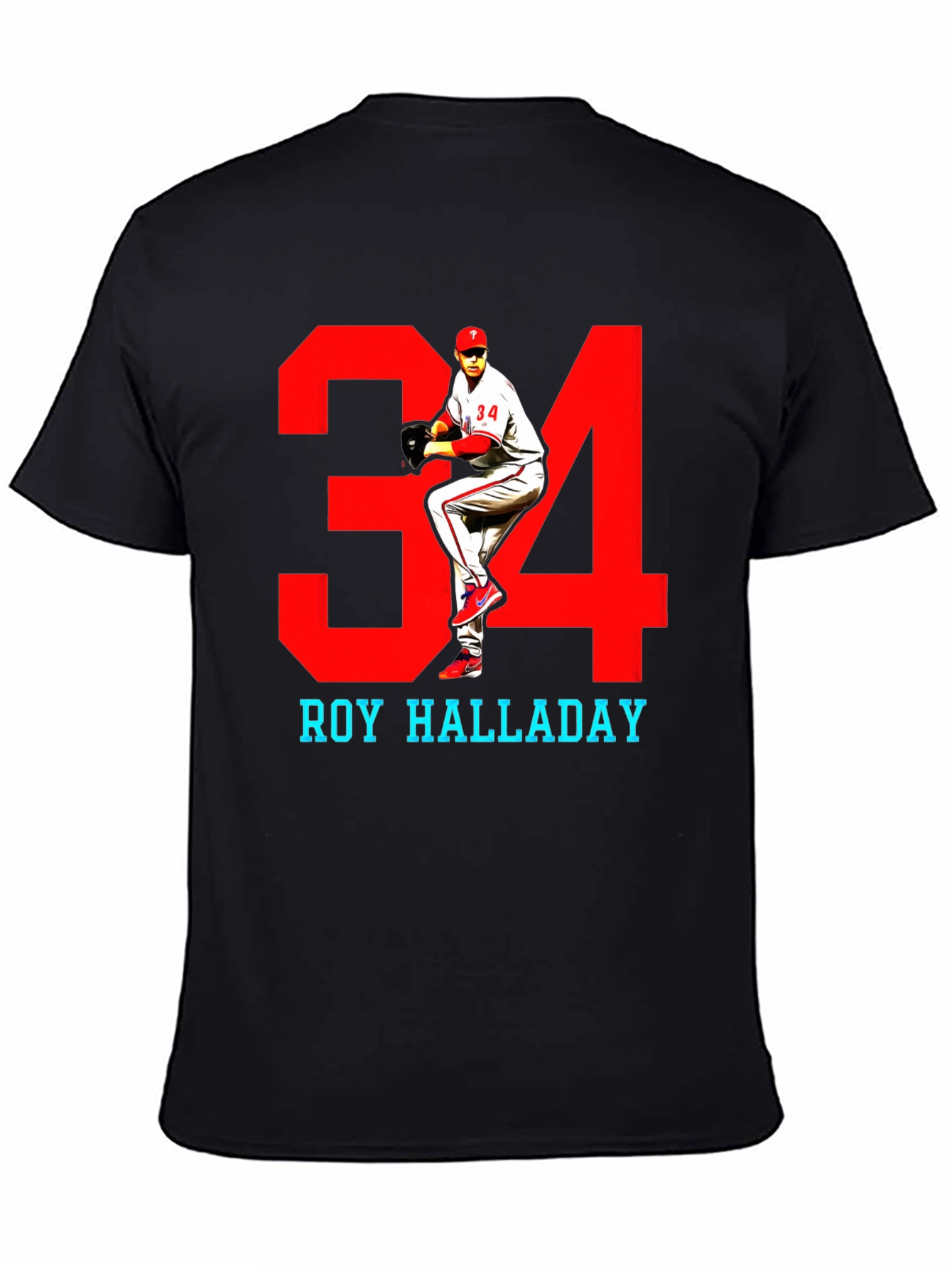Roy Halladay #34 Baseball T-Shirt