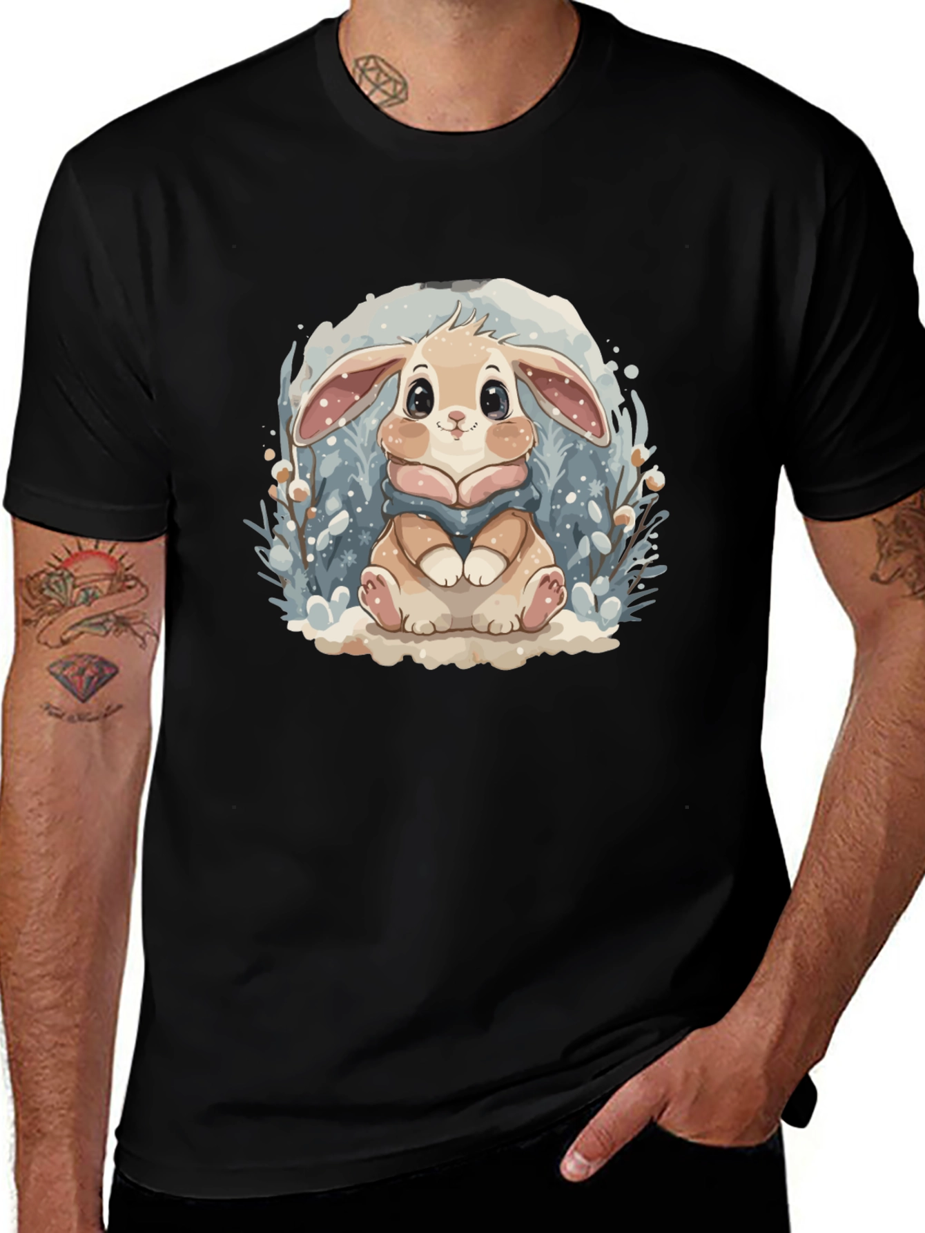 Cute Bunny Graphic Tee