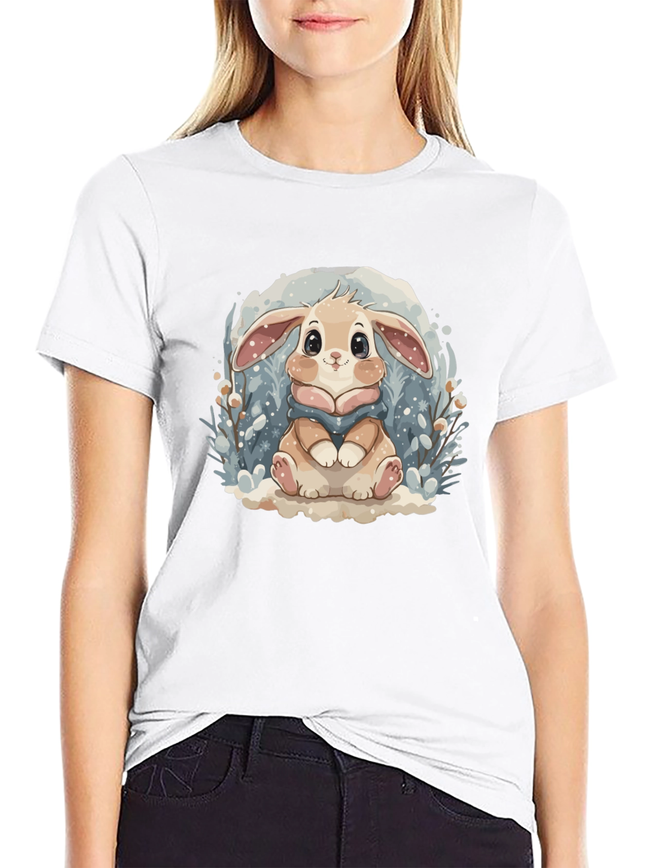 Cute Bunny Graphic Tee