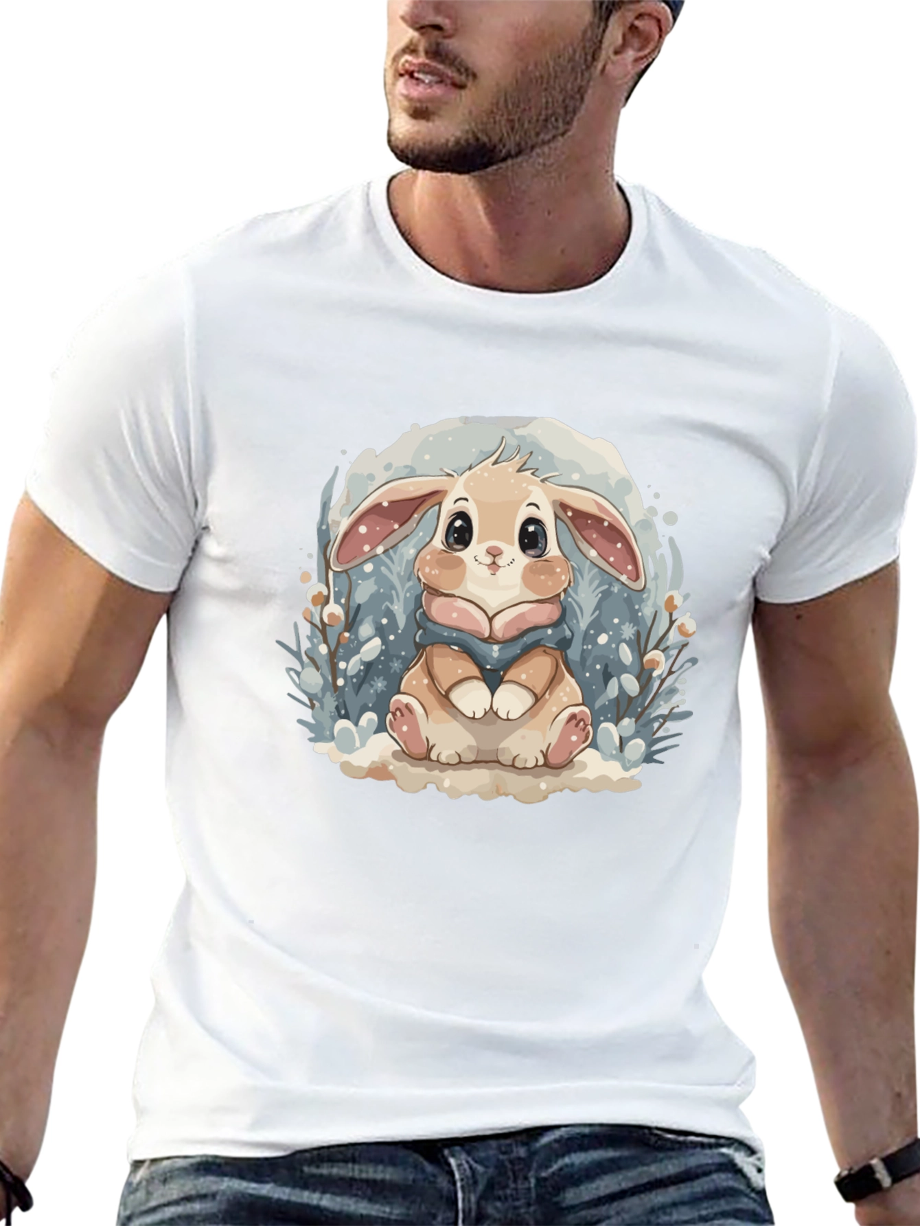 Cute Bunny Graphic Tee