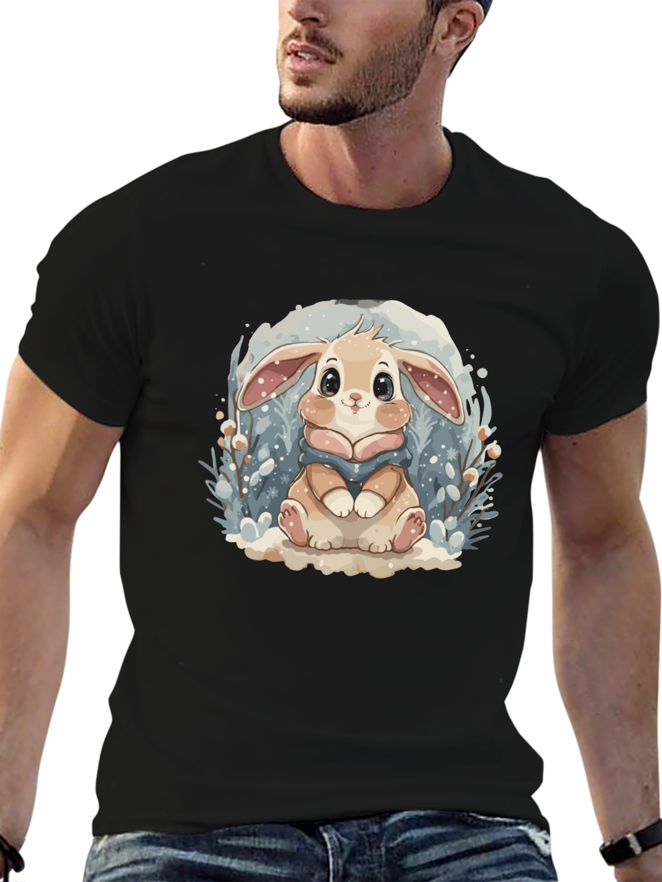 Cute Bunny Graphic Tee