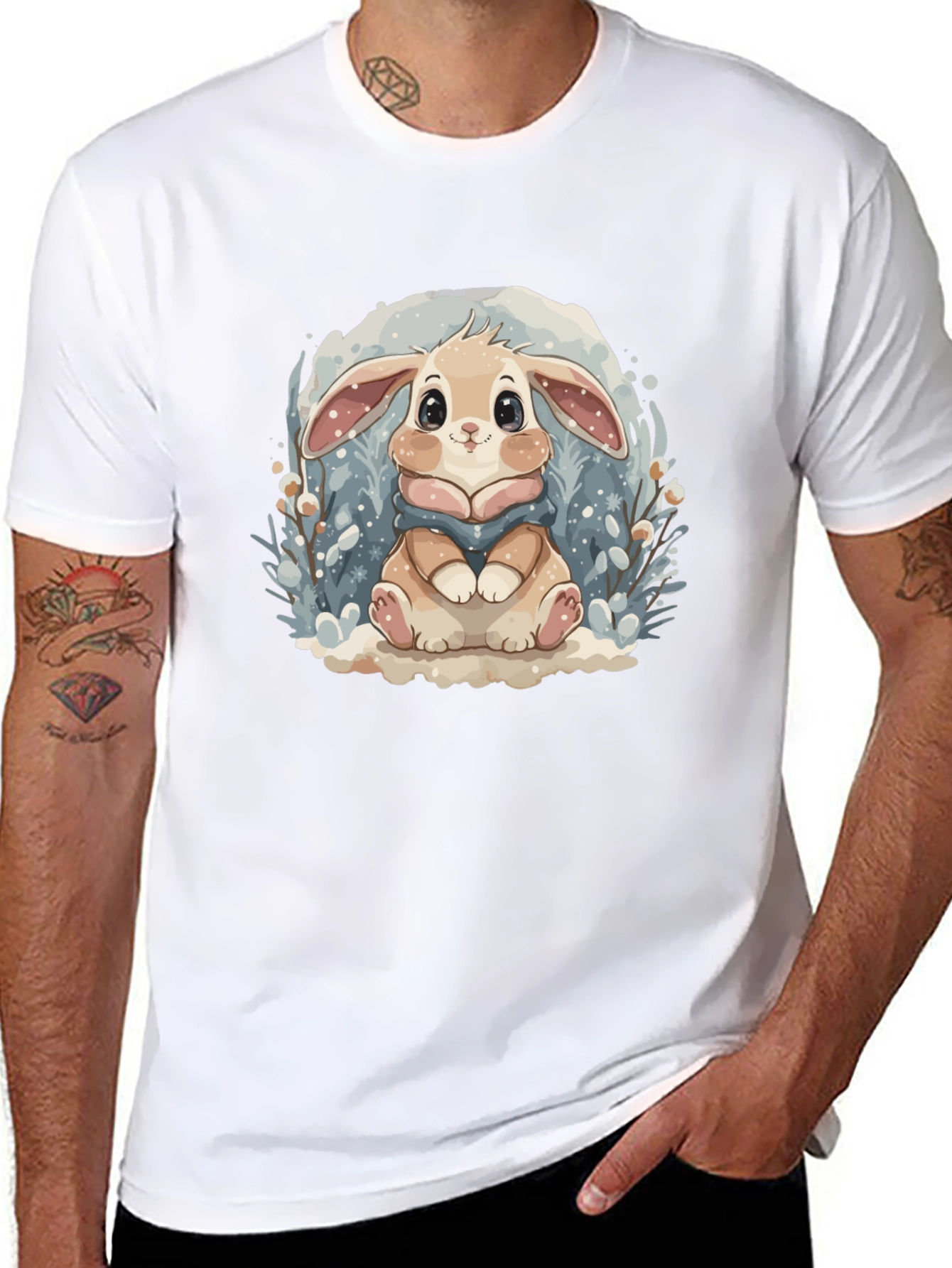Cute Bunny Graphic Tee