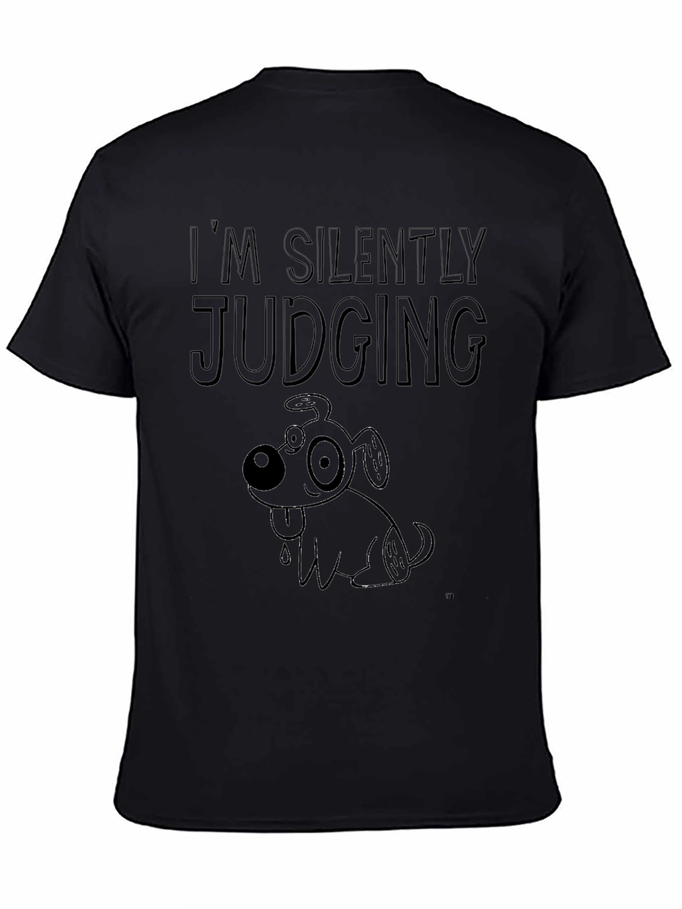 Silently Judging Dog Graphic Tee