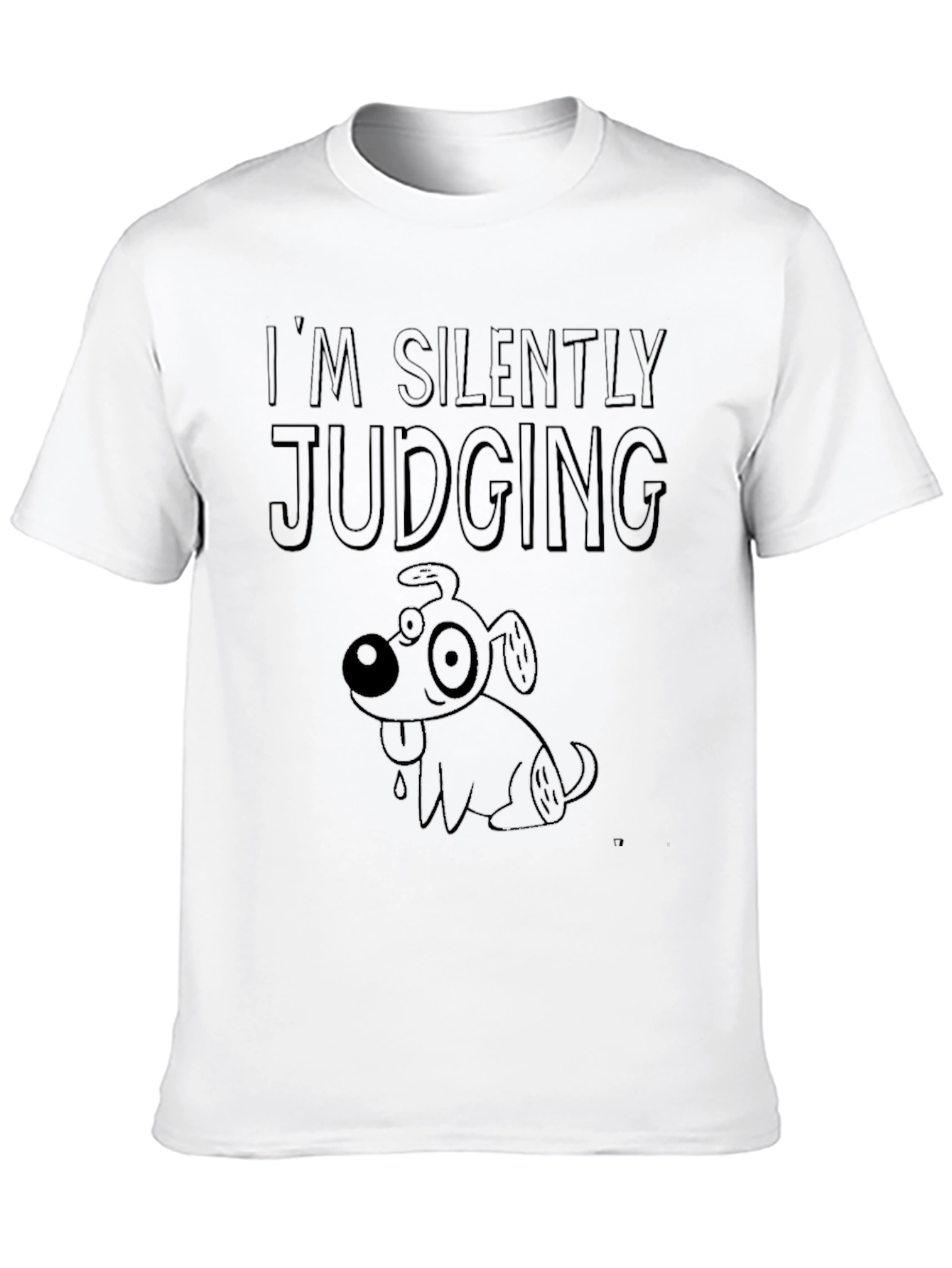 Silently Judging Dog Graphic Tee