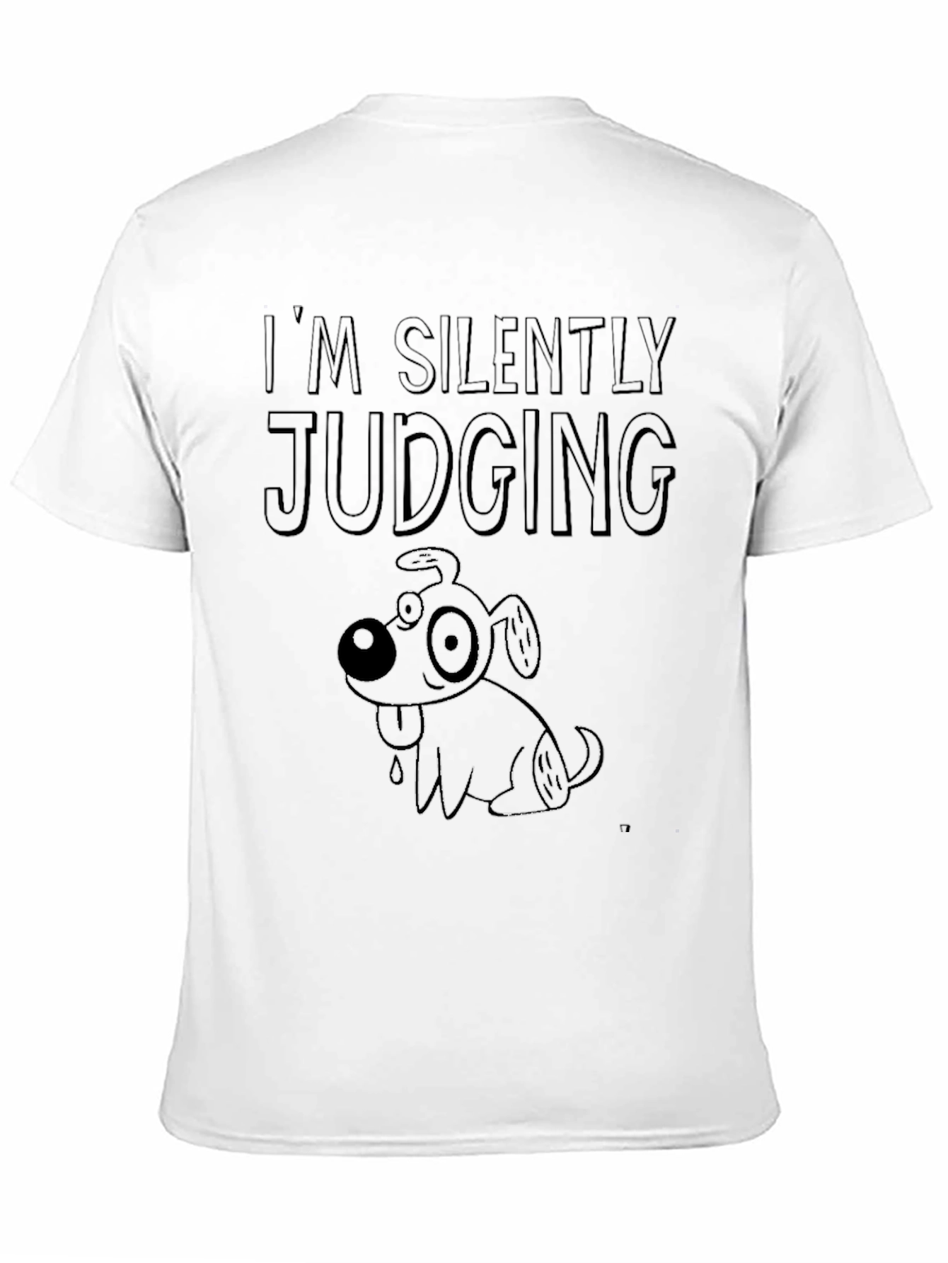 Silently Judging Dog Graphic Tee