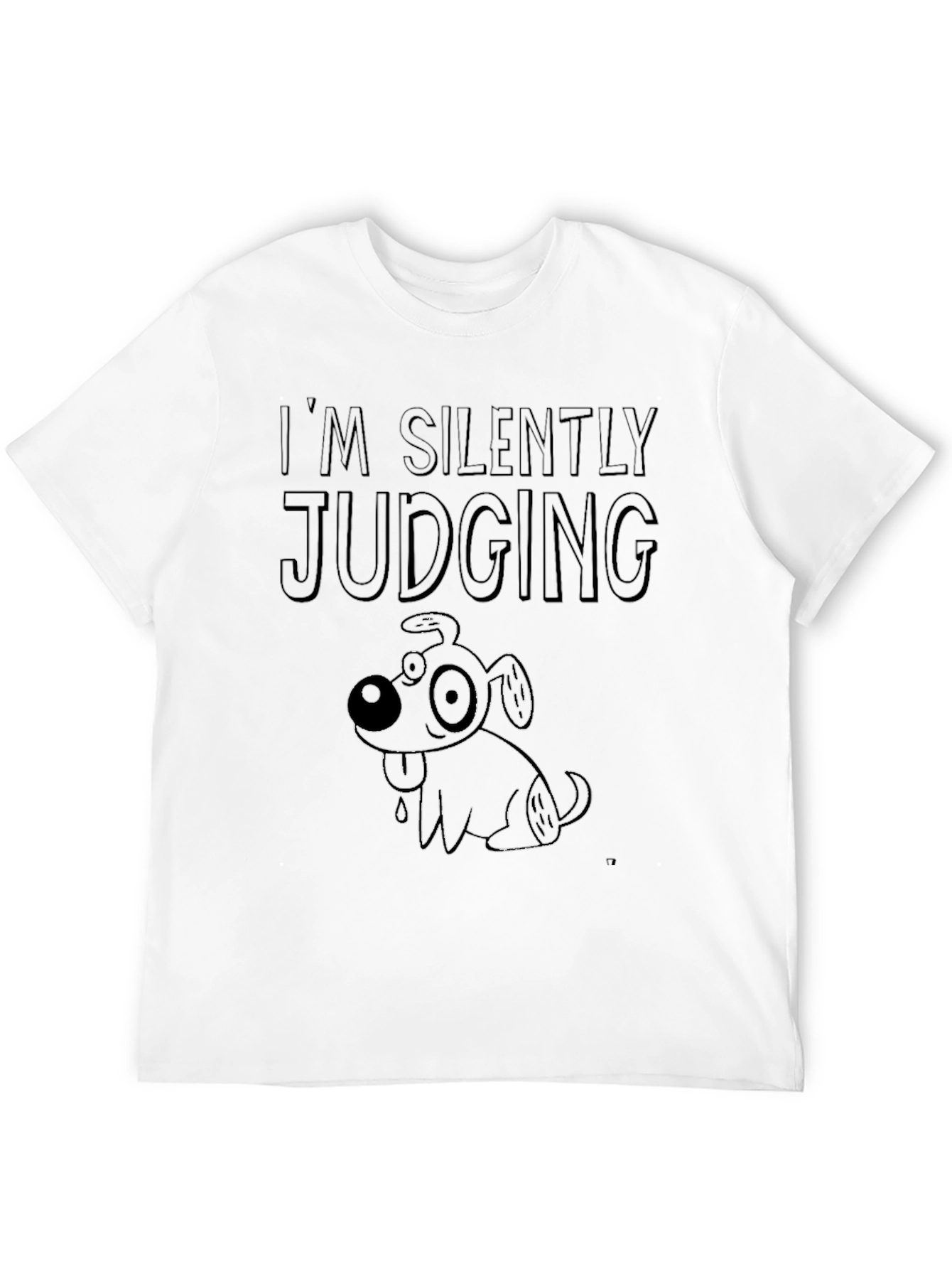 Silently Judging Dog Graphic Tee
