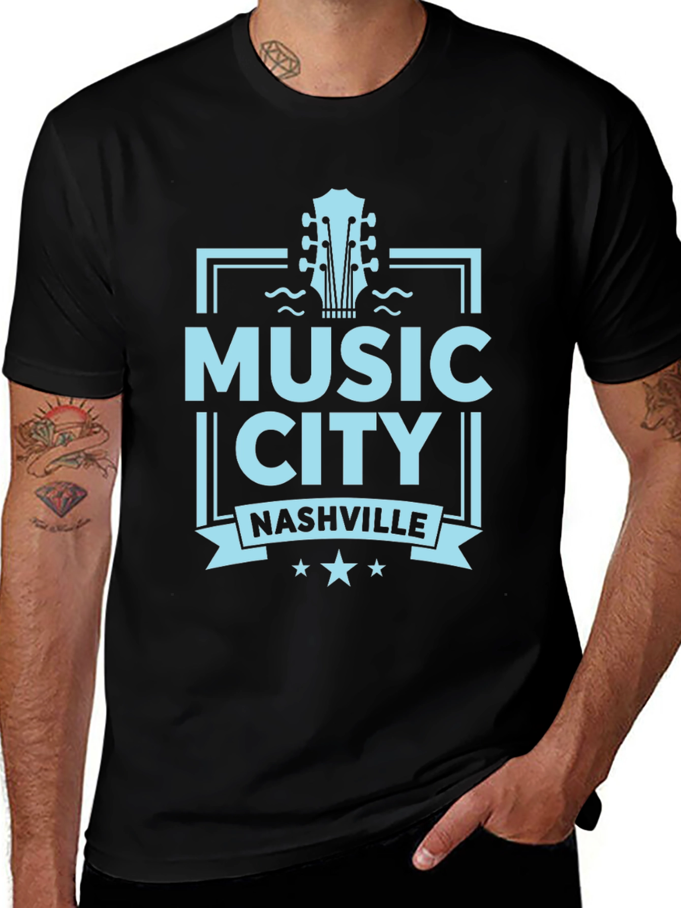 Music City Nashville Graphic T-Shirt