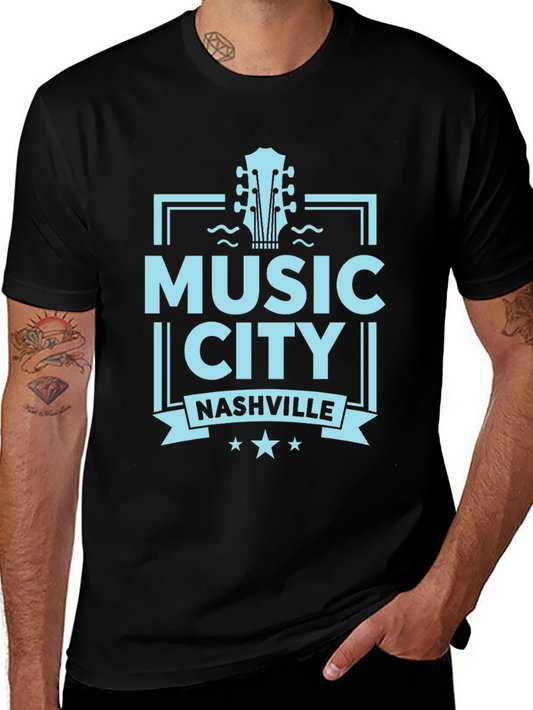 Music City Nashville Graphic T-Shirt