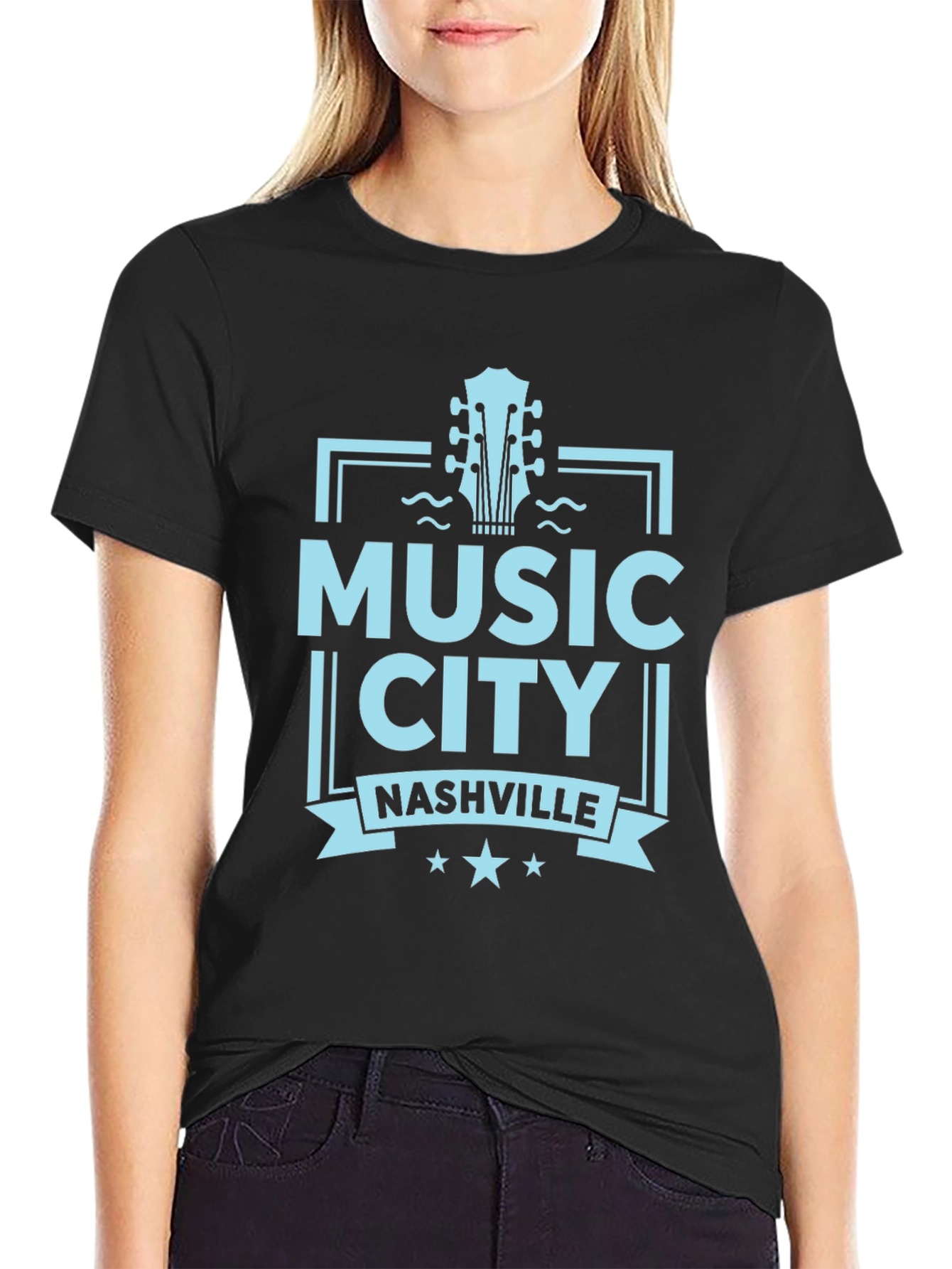 Music City Nashville Graphic T-Shirt