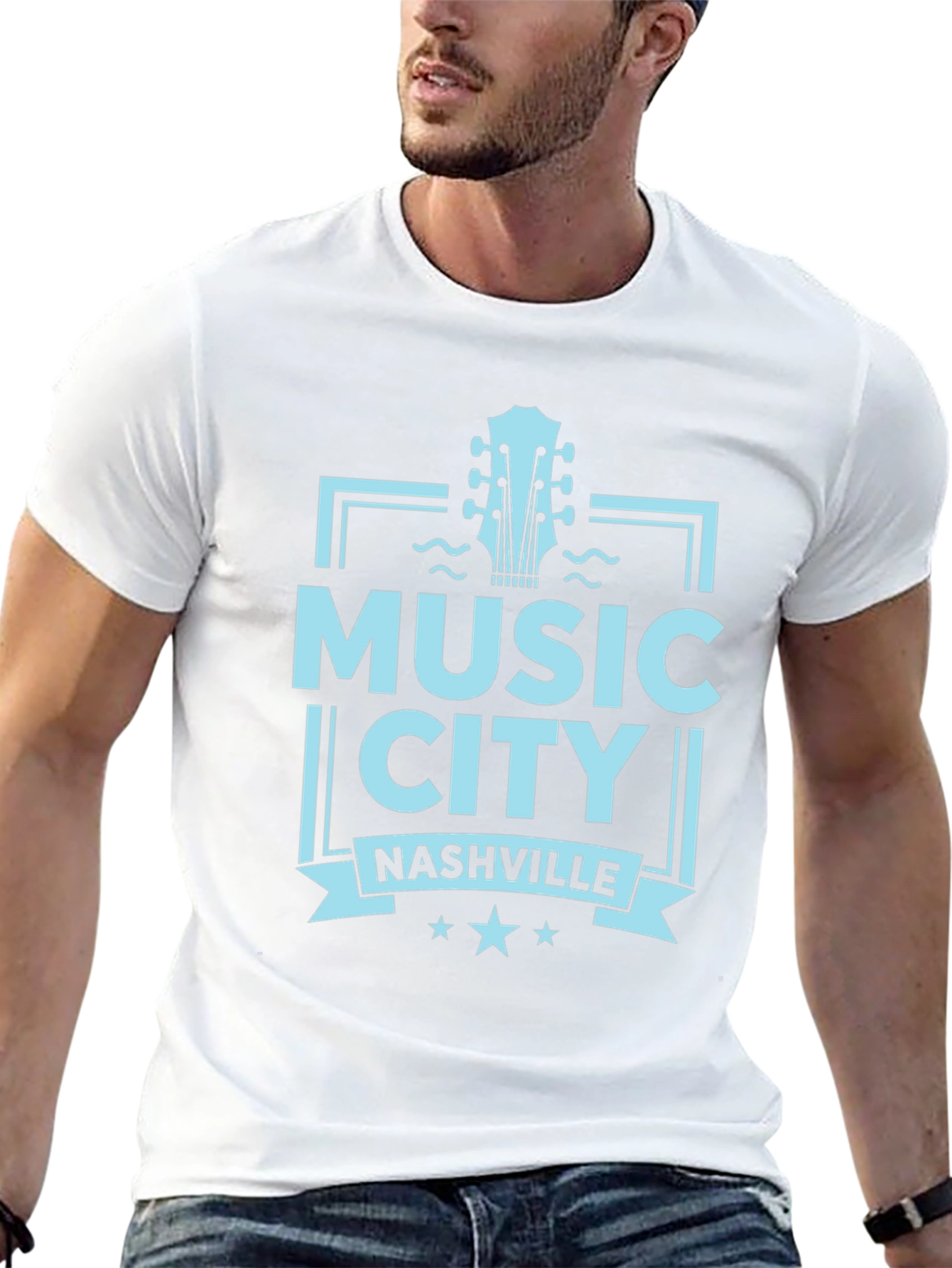 Music City Nashville Graphic T-Shirt