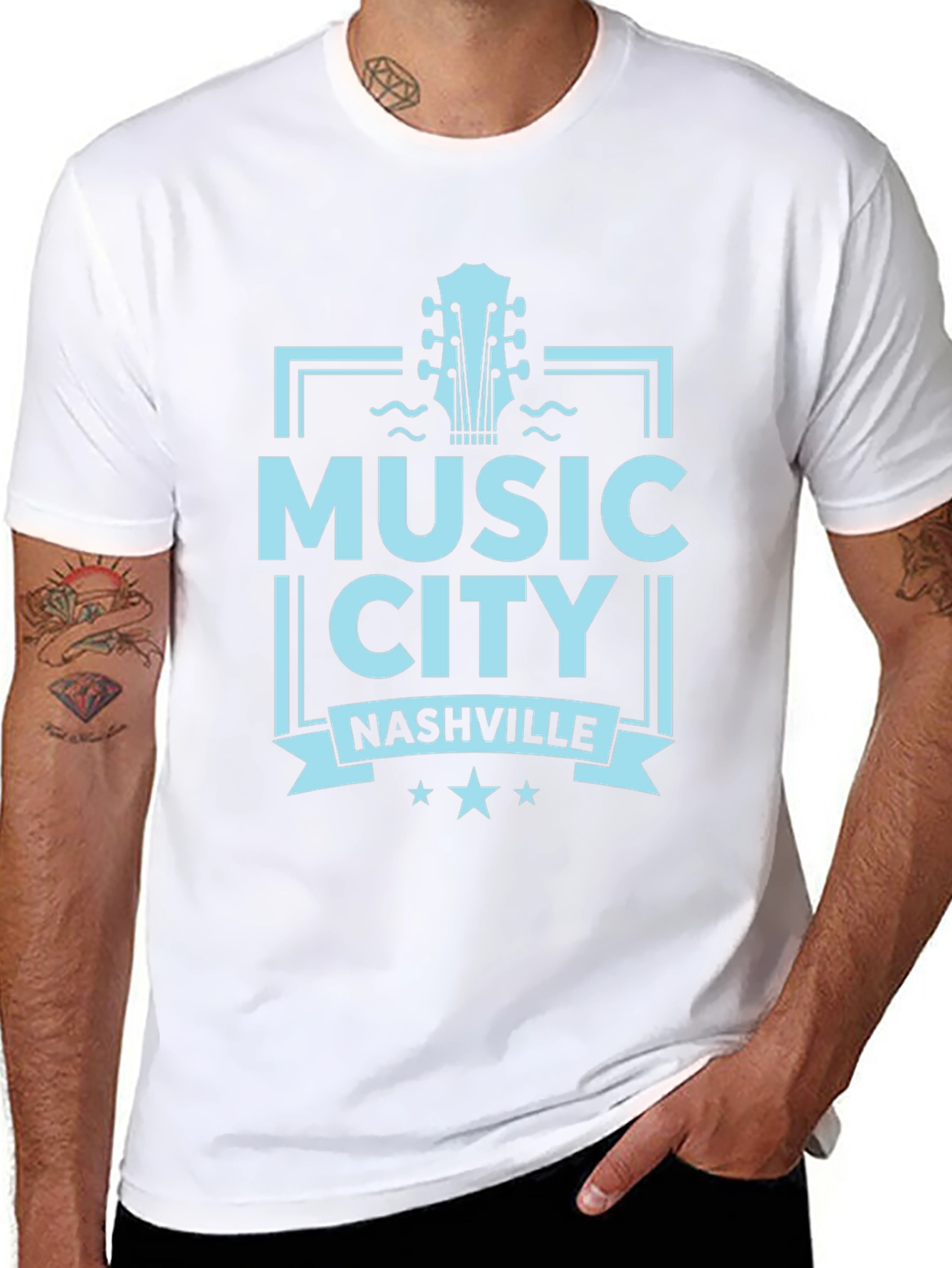 Music City Nashville Graphic T-Shirt