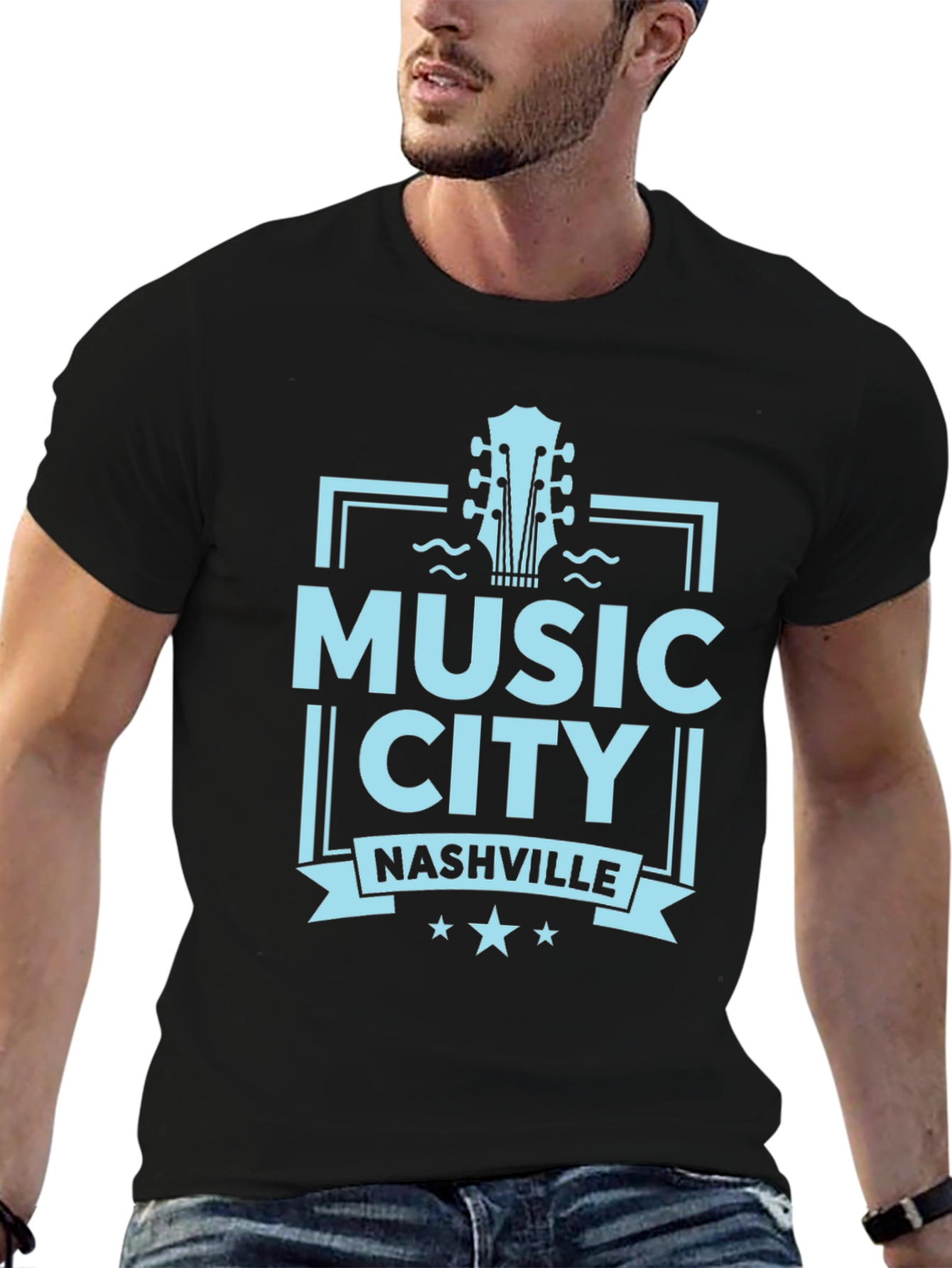 Music City Nashville Graphic T-Shirt